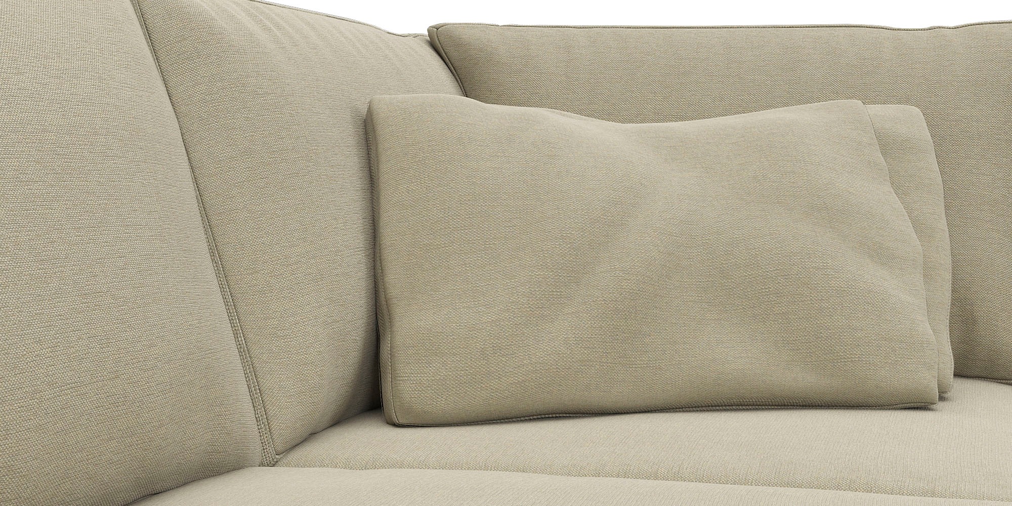 FLEXLUX Wohnlandschaft »Lovane, u-Form, bequem und komfortabel«, Weich & anschmiegsam, große Sitztiefe auf Kaltschaum, Dekokissen inkl.