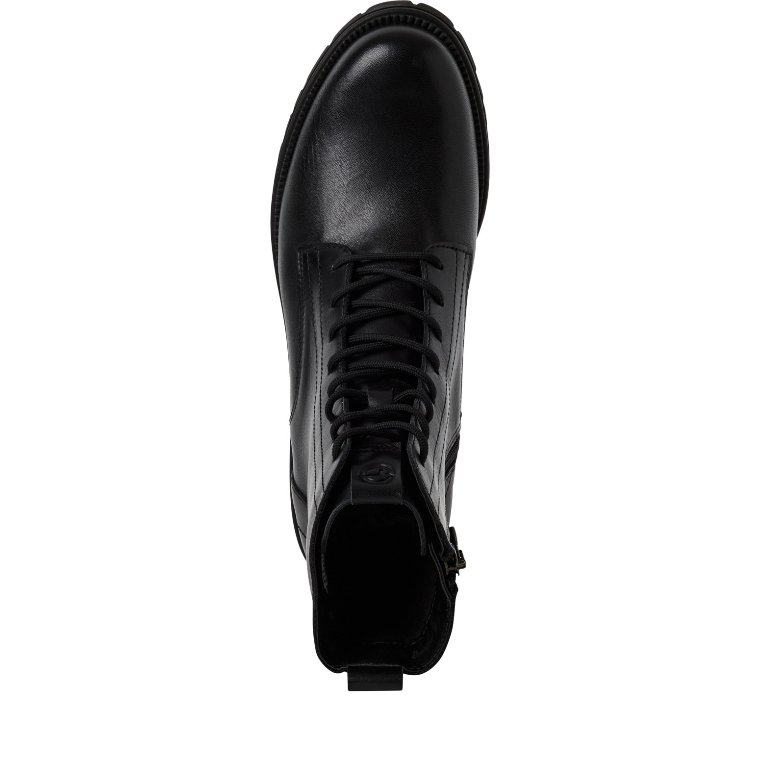 Tamaris Schnürstiefelette, Blockabsatz, Schnürboots, Businessschuh mit dezenten Ziernähten