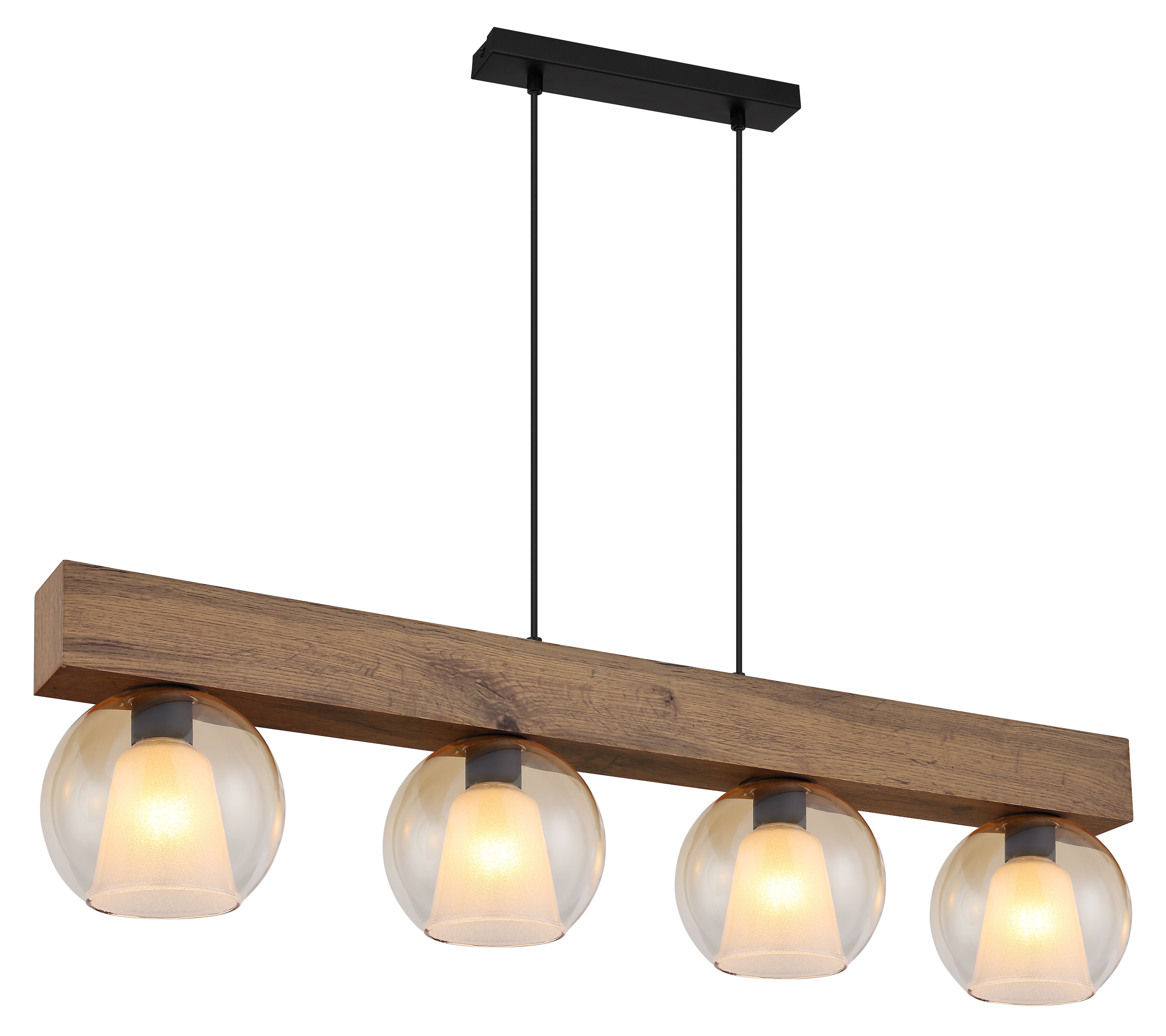 GLOBO LIGHTING Hängeleuchte »BARRY I«, Leuchtmittel E27 | ohne Leuchtmittel, Hängelampe/Pendelleuchte/Esszimmer/Wohnzimmer/Esstisch