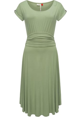 Sommerkleid »Yvone Solid«, leichtes Jersey-Kleid mit Taillengürtel