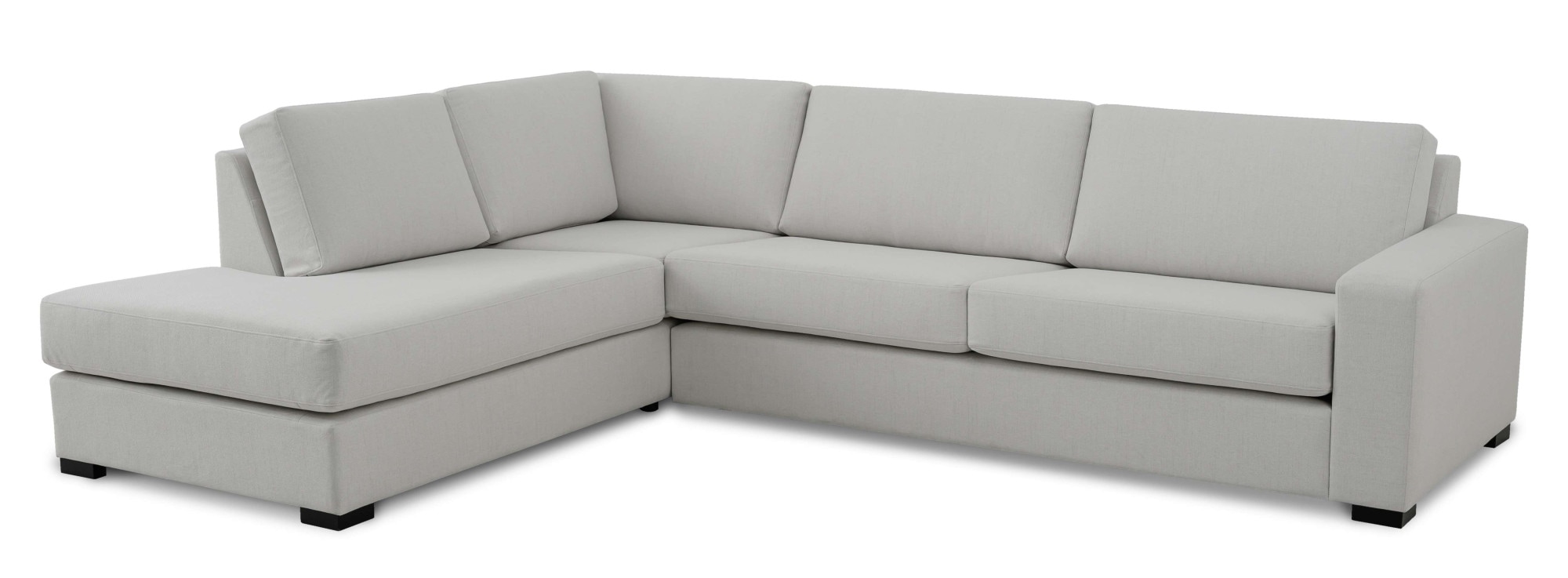 Home affaire Ecksofa »Branwell«, Breite 304 cm, Struktur fein, mit Wellenunterfederung