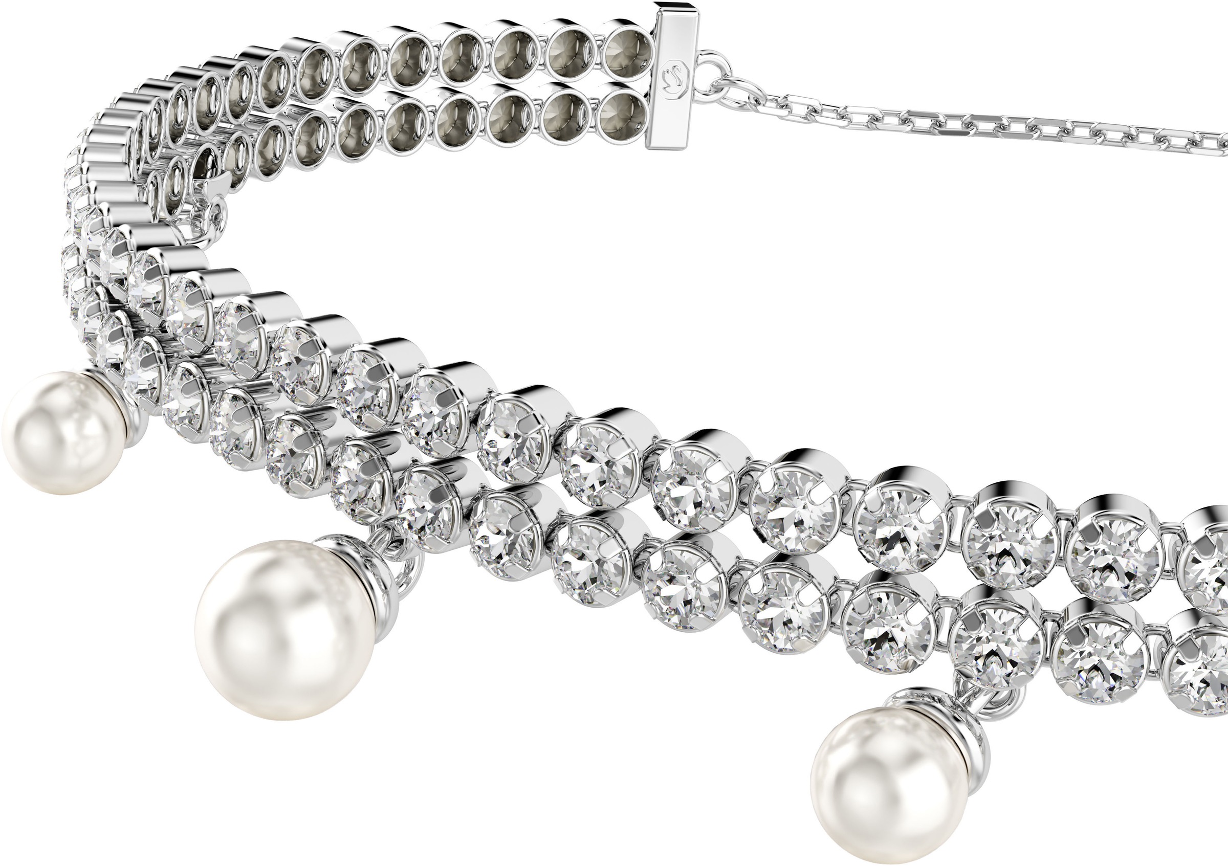 Swarovski Armband »Schmuck Geschenk Ariana Grande Armkette, 5720870«, mit Swarovski® Kristall - mit Swarovski® Perle