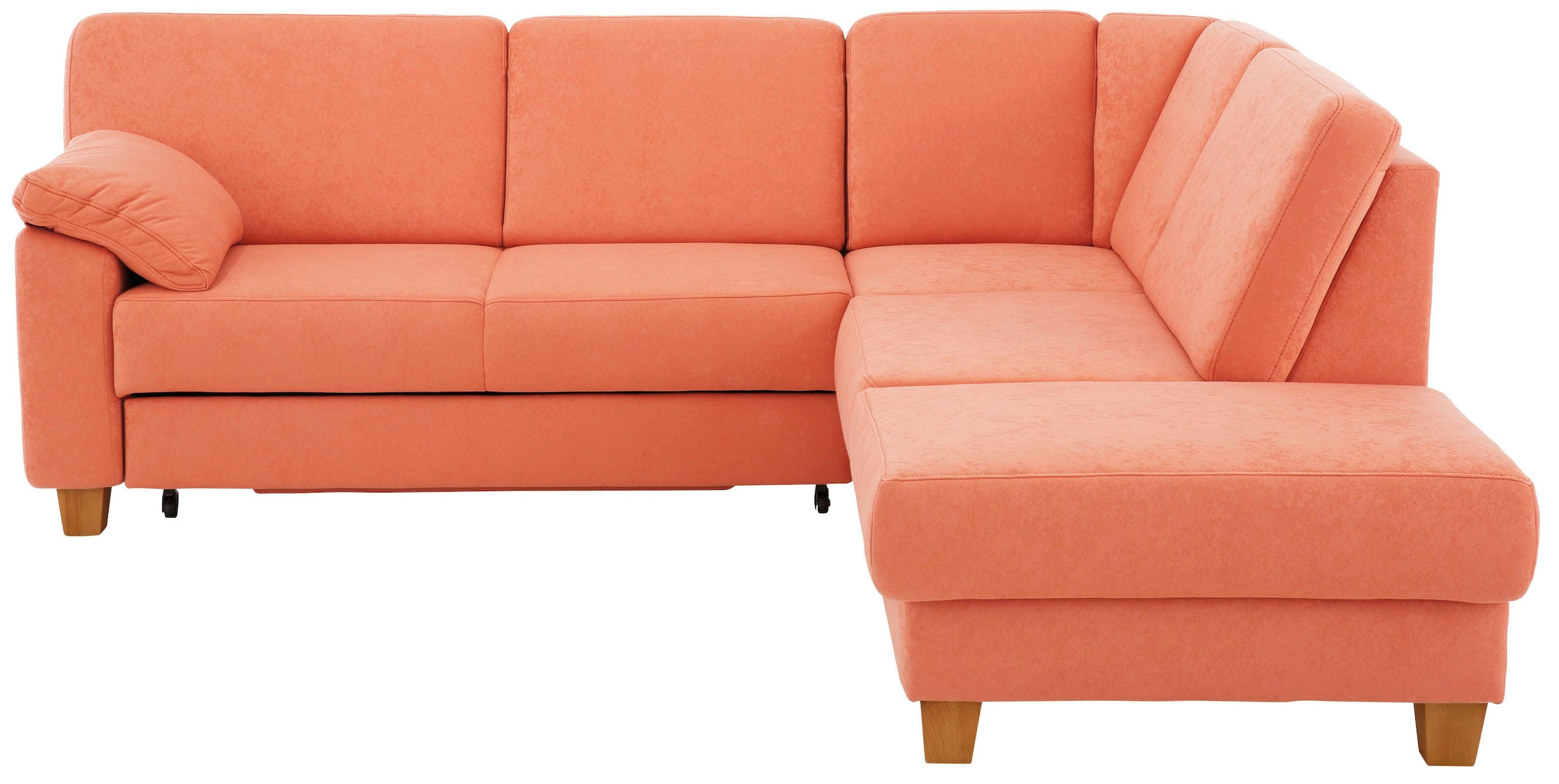 Home affaire Ecksofa "Belfort L-Form" mit Federkern, wahlweise mit Schlaffunktion und Stauraum