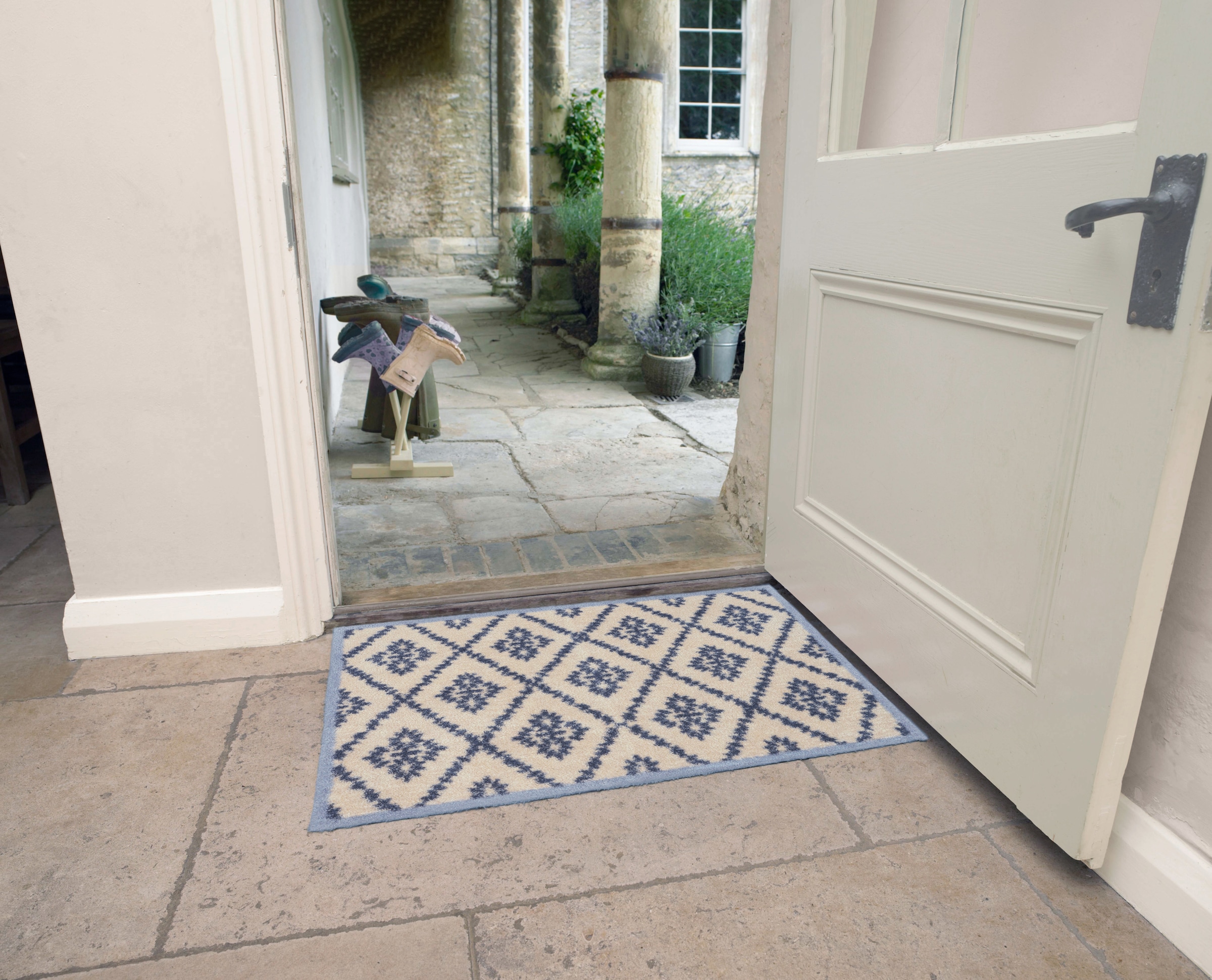 Turtle Mat Fußmatte »Caraway Neutral« rechteckig 9 mm Höhe