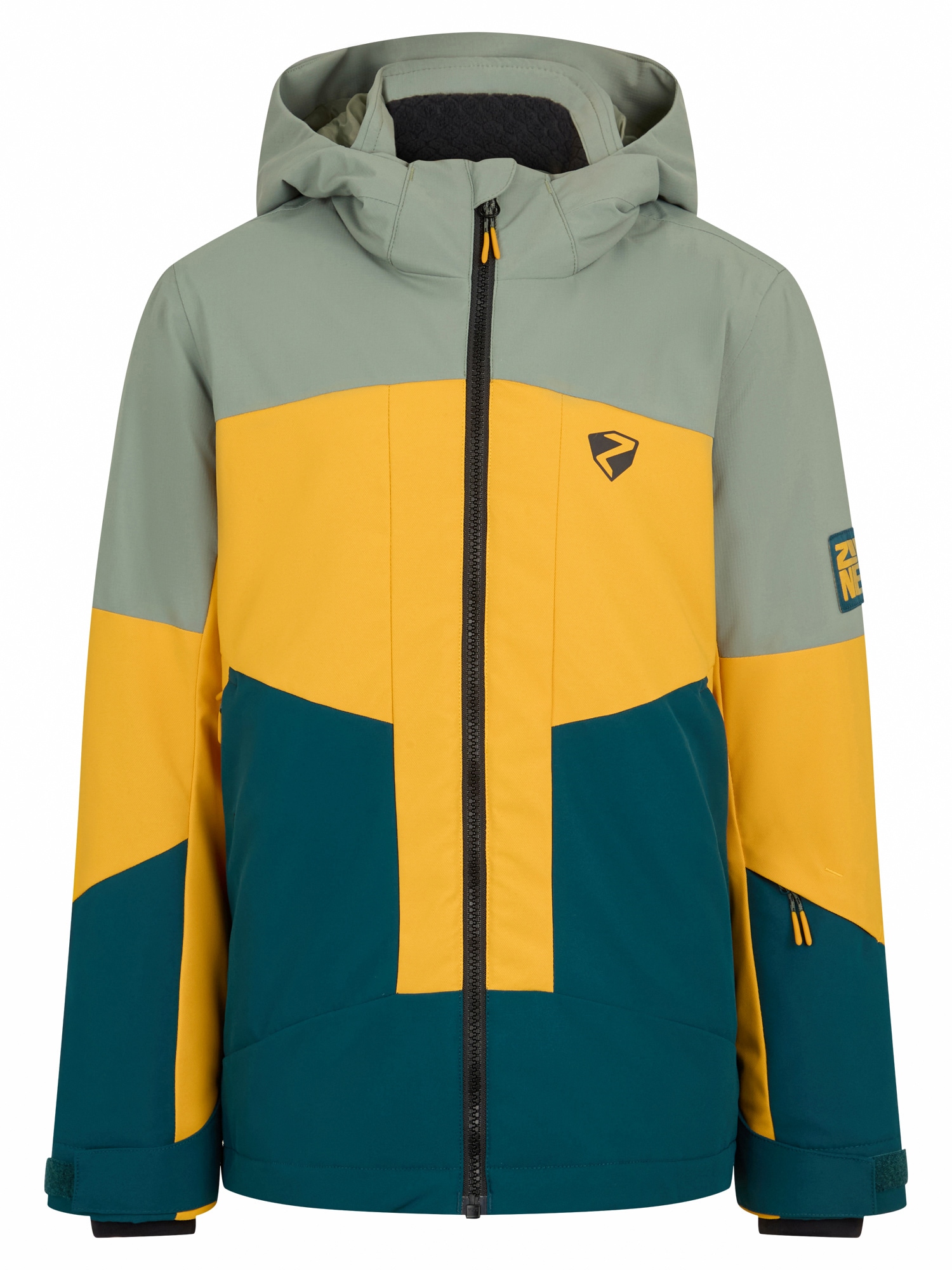 Ziener Skijacke "AGIMO-Z AQUASHIELD JUNGS" wasser- u. winddicht, atmungsaktiv, warm, reflektierende Elemente