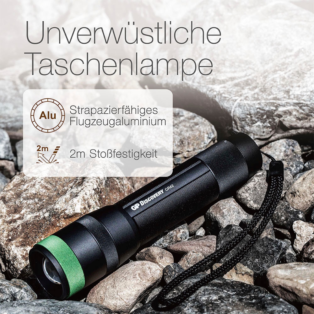 Taschenlampe »GP Discovery CR42 CRE LED«