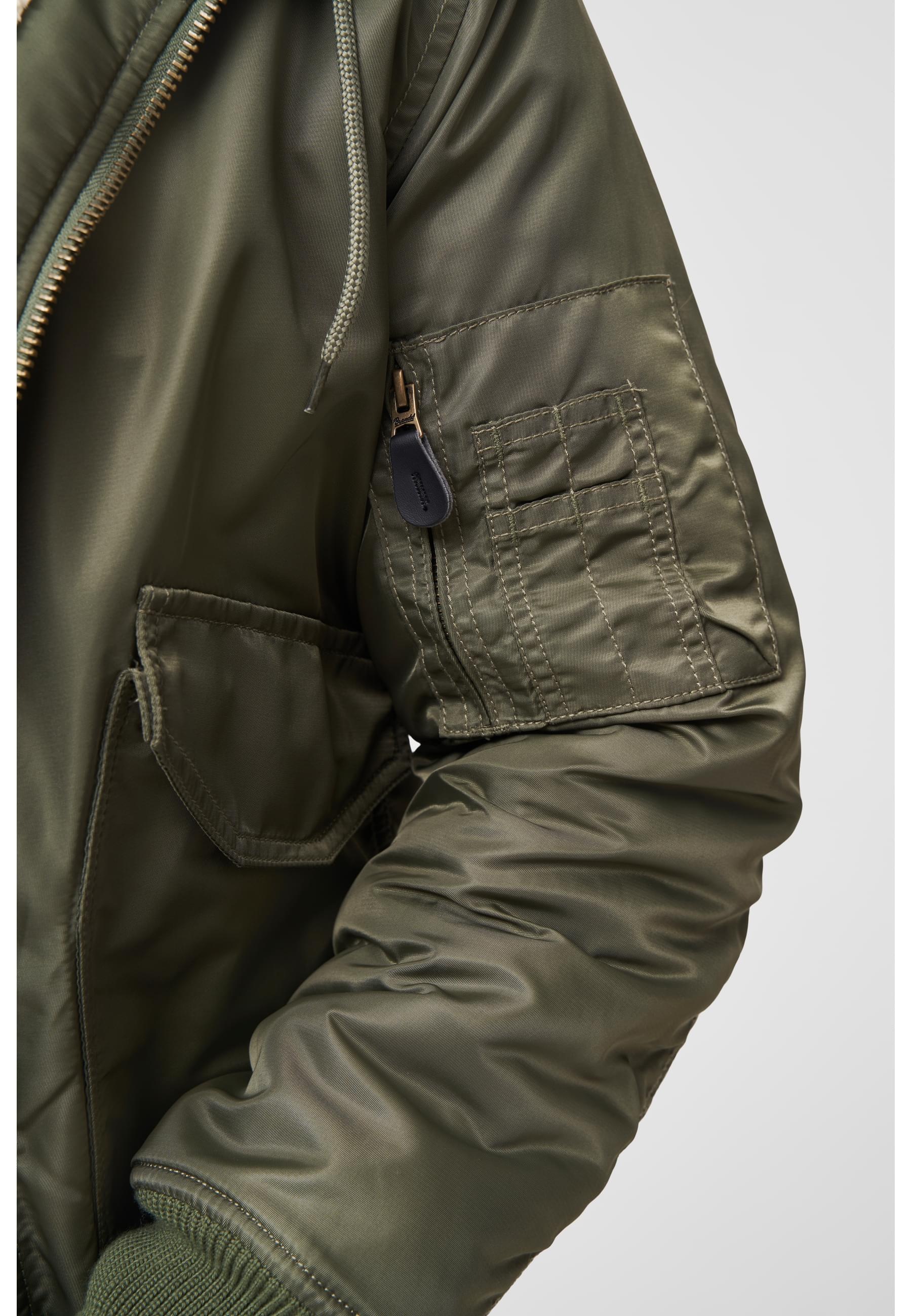Brandit Bomberjacke »Brandit Herren CWU Jacket hooded«, (1 St.), mit Kapuze