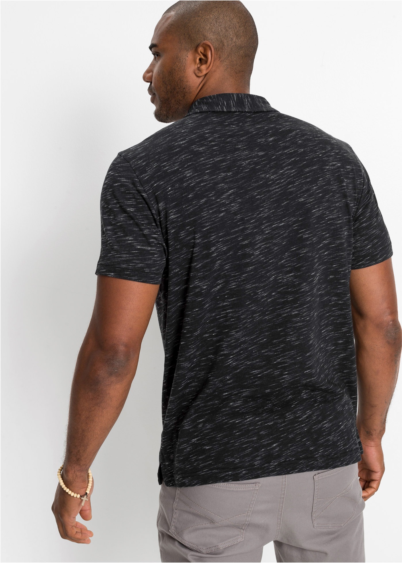 bonprix Poloshirt Regular Fit, Kurzarm, Casual Stil, aus Baumwolle und Poly günstig online kaufen