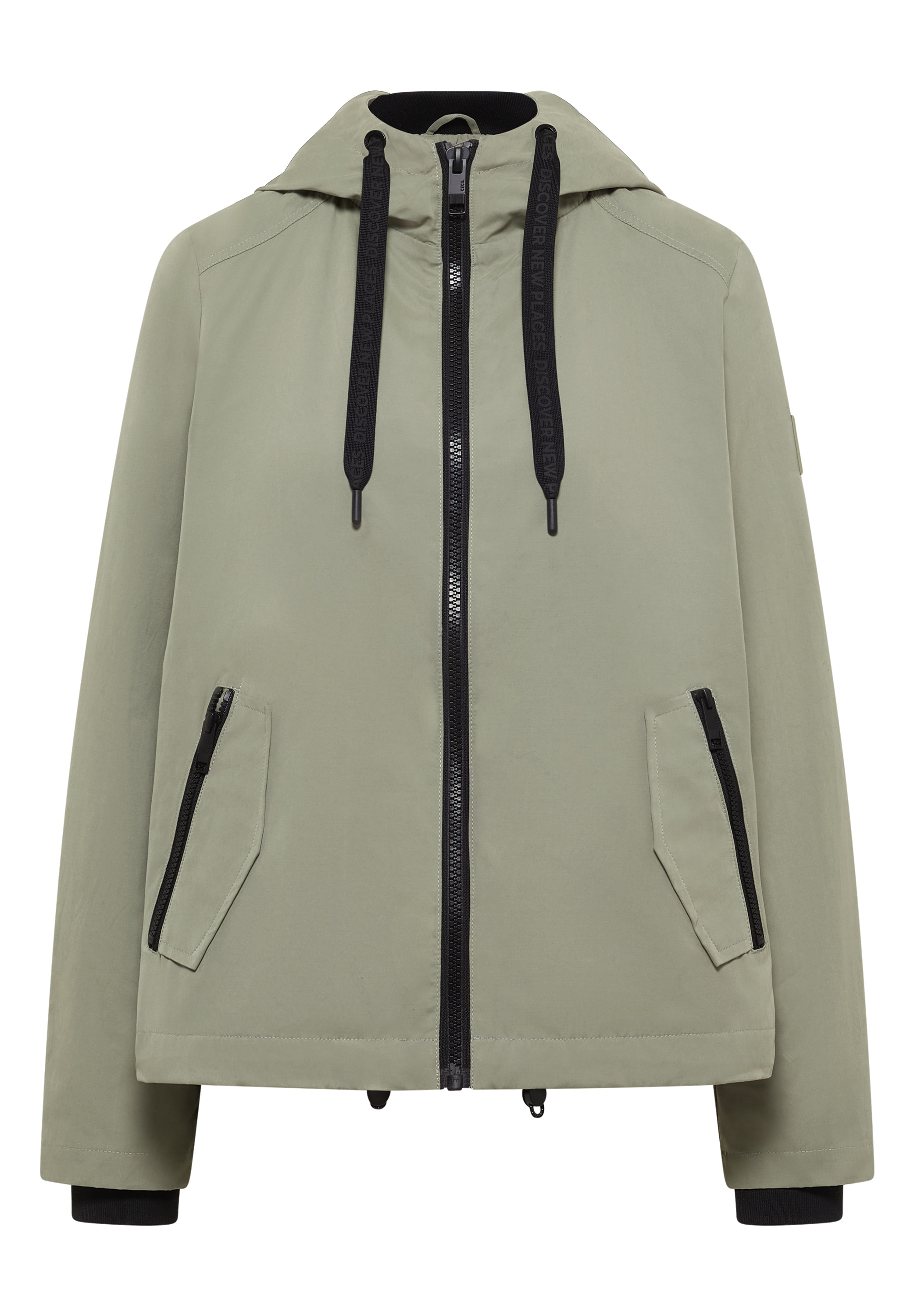 Cecil Kurzjacke mit Kapuze im Hoodie-Style