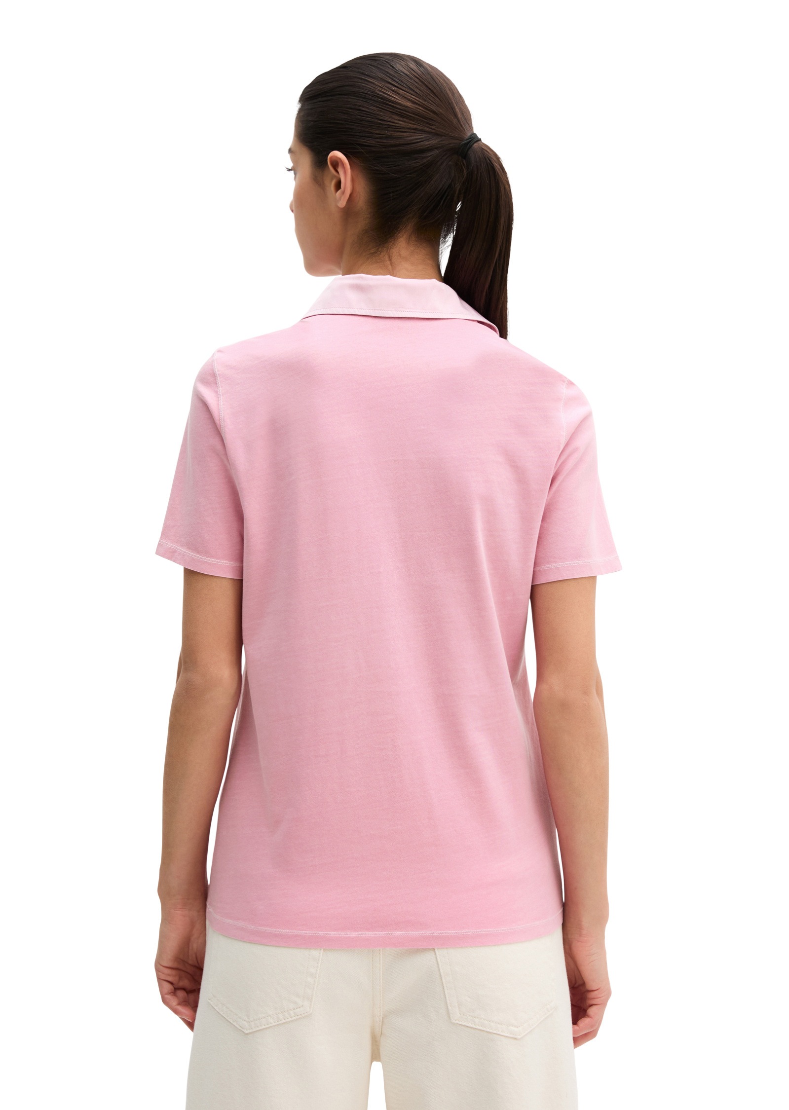 Thumbnail - Marc OPolo Poloshirt "mit Material-Mix-Details"