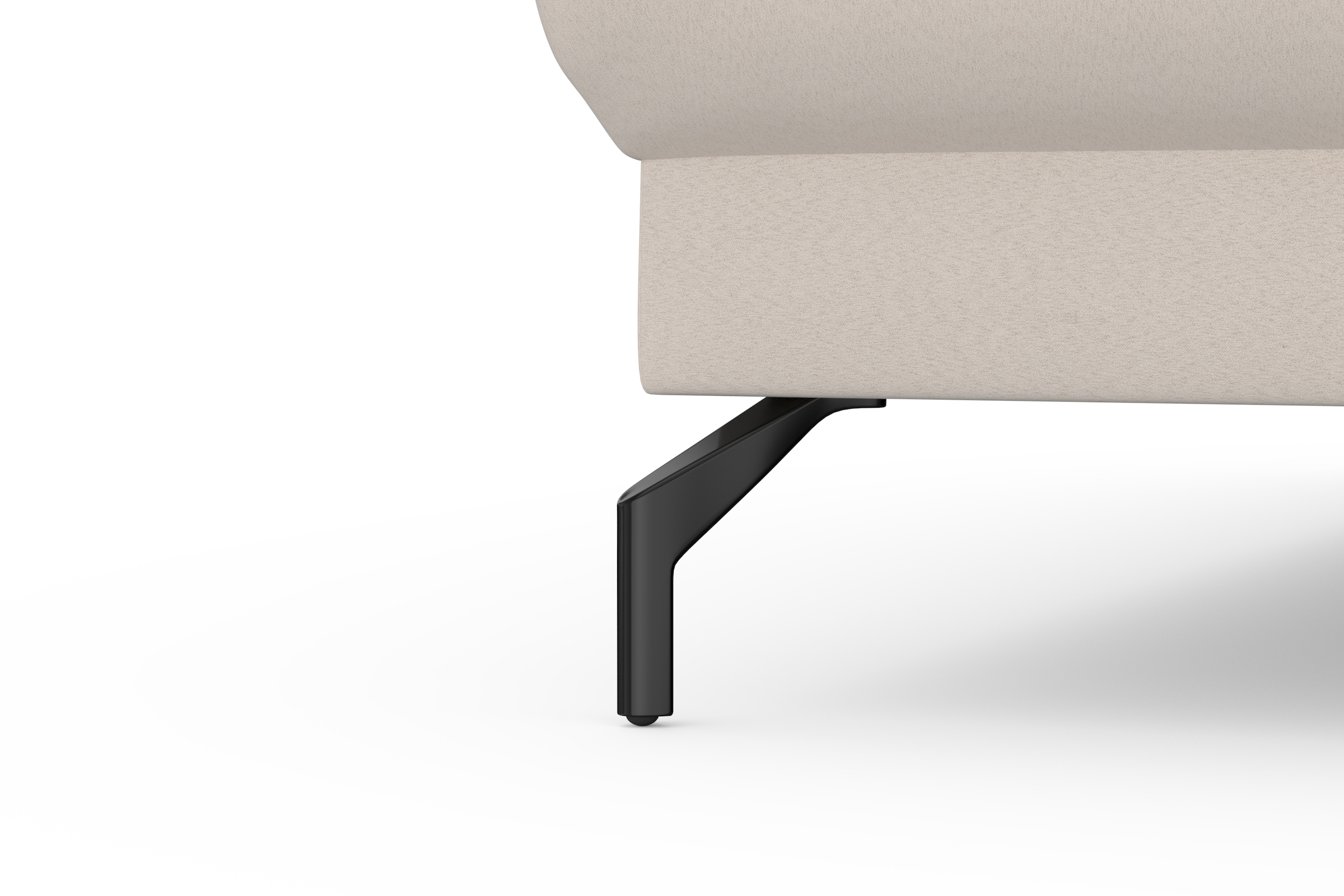 sit&more Wohnlandschaft »Fashion U-Form« wahlweise mit Kopfteilverstellung, Vorziehsitz, motorisch, Metallfüße