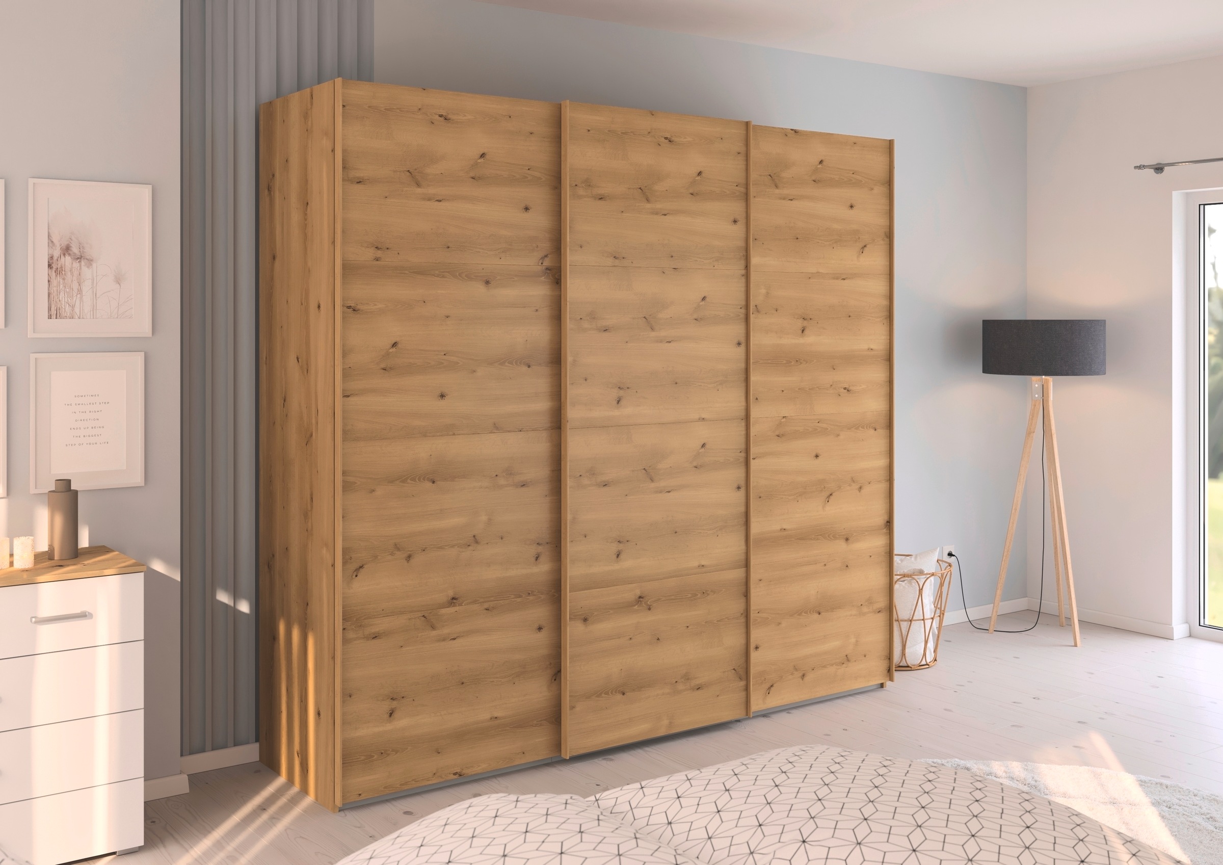 Thumbnail - rauch Schwebetürenschrank "Kleiderschrank Schrank Garderobe Schlafzimmerschrank EVELYN", in elegantem Stil, in 5 Breiten...