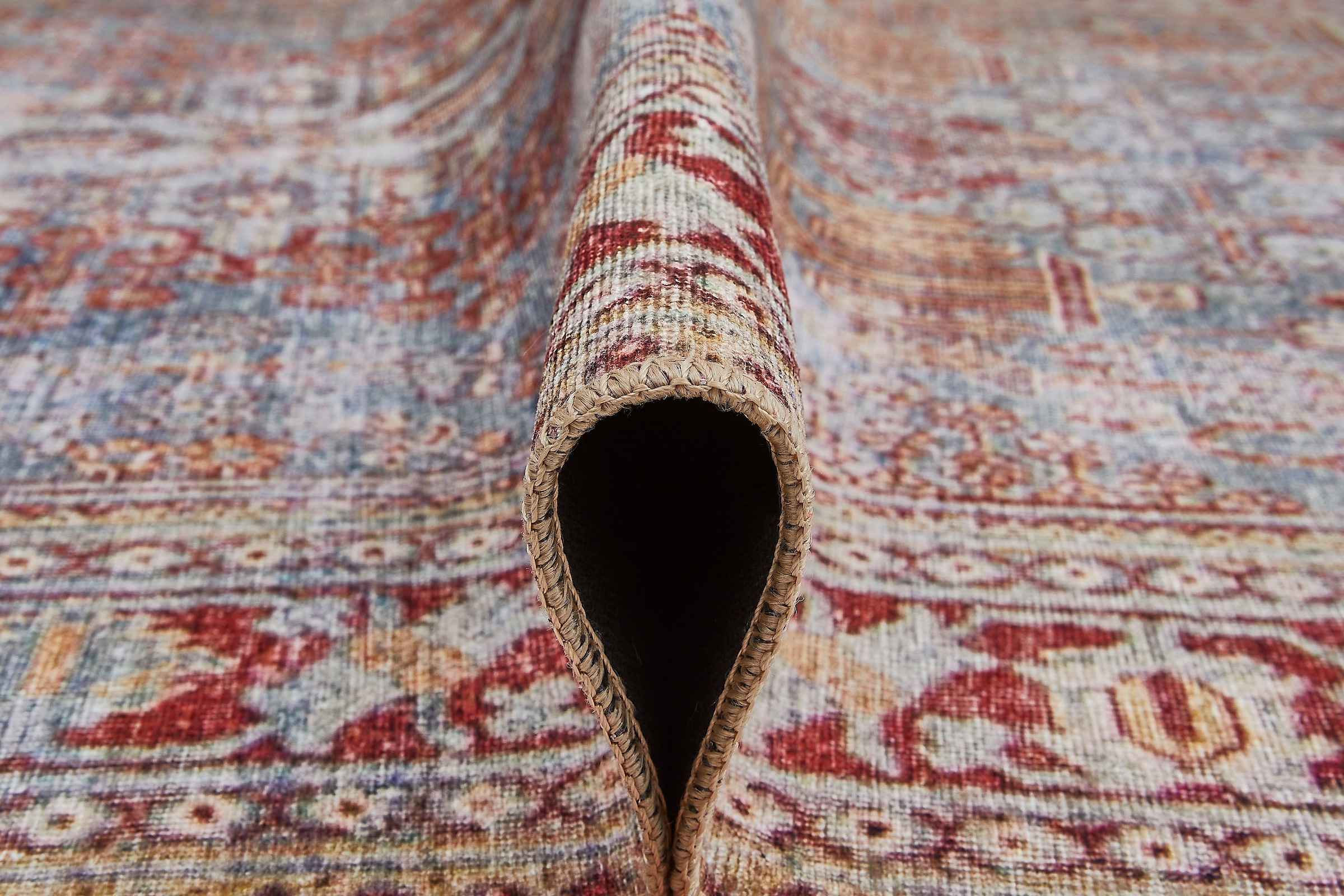 LUXOR living Teppich »Lagerräumung«, rechteckig, 5 mm Höhe, Sonderposten, moderne Vintage Designs, Orient Optik, mit Bordüre