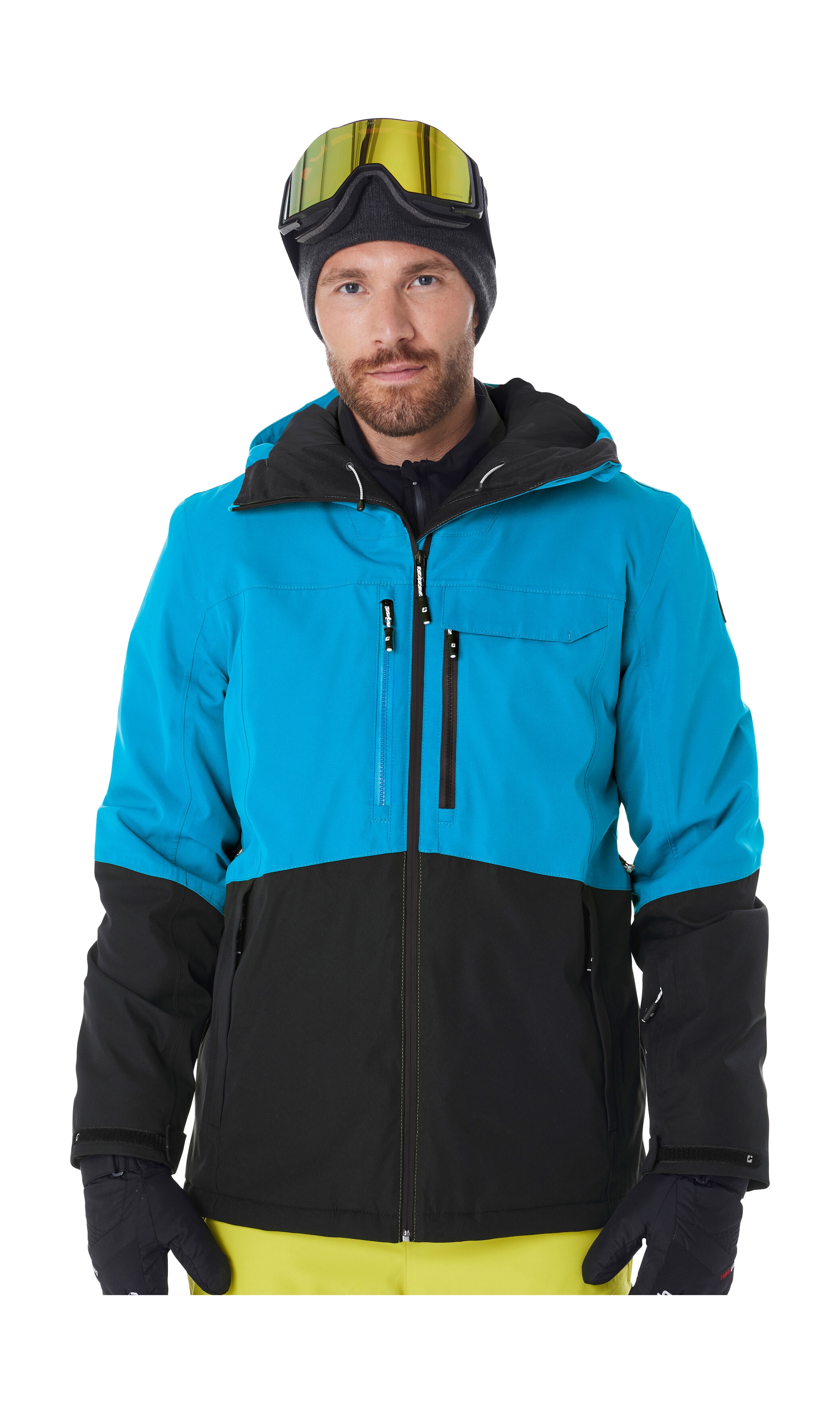 Killtec Skijacke "KSW 280 MN SKI JCKT" Wasserdichte Herrenjacke mit Schneefang und Teflon EcoElite™