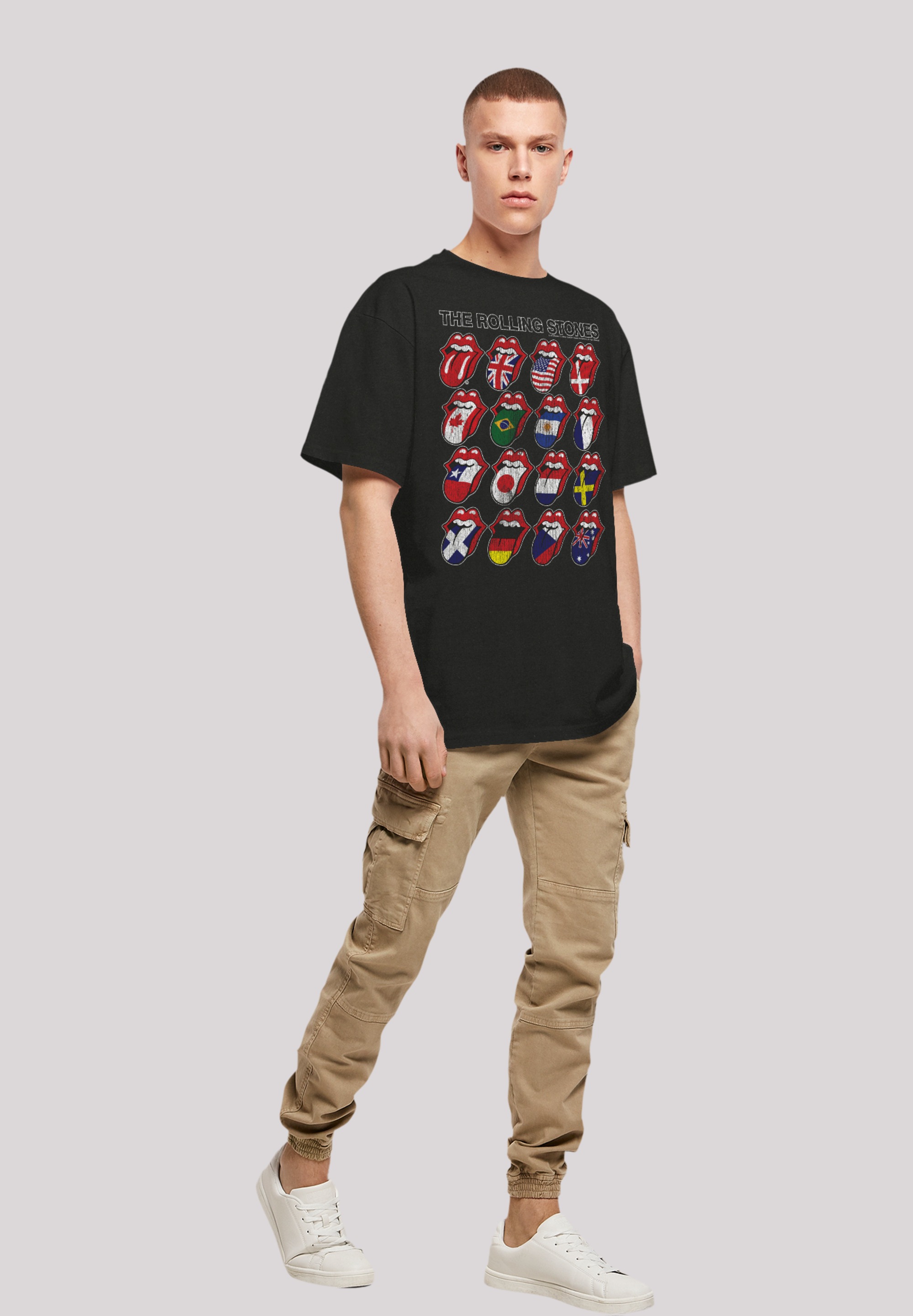 F4NT4STIC T-Shirt »The Rolling Stones Voodoo Lounge Tongues«, Musik, Band, Logo