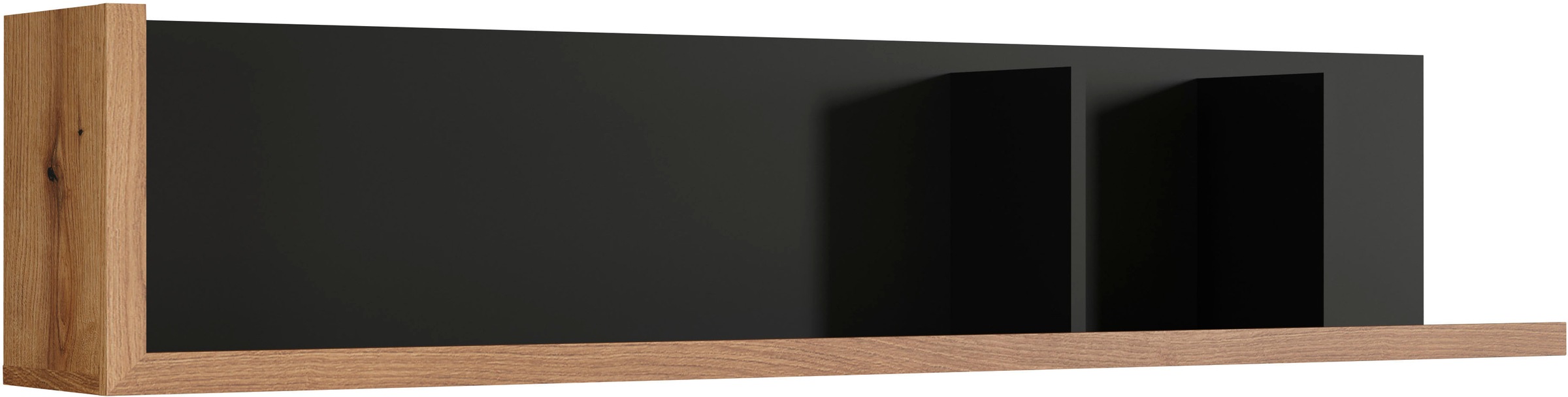 INOSIGN Wandboard »Premont«, (1 St.), ca. 150 cm breit, zweifarbiges Wandregal, moderne Eiche mit 3 Ablagen
