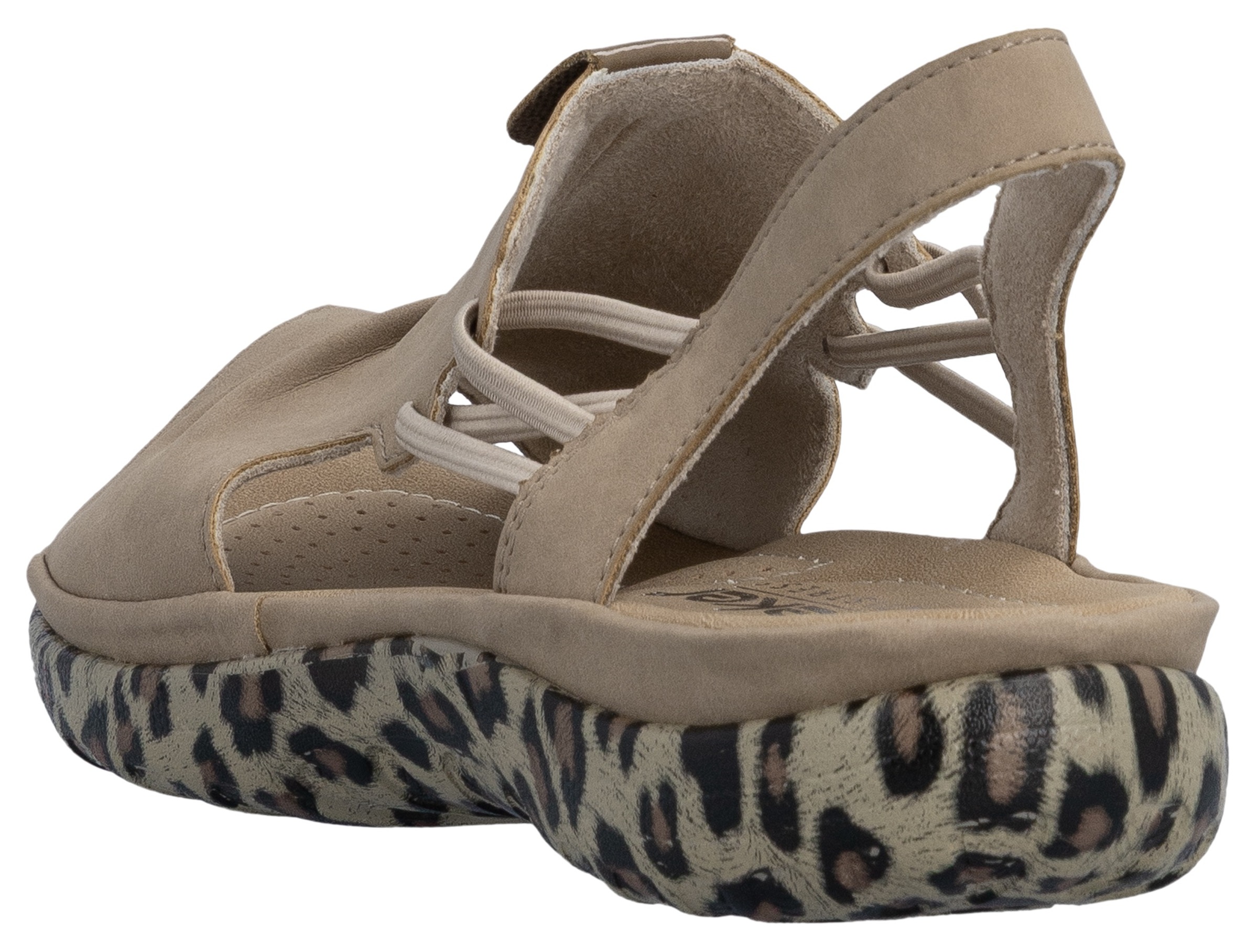 Rieker Sandale Sommerschuh, Urlaubsschuh, Schlupfschuh mit seitlichen Gummi günstig online kaufen