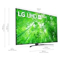 LG LCD-LED Fernseher »75UQ81009LB«, 189 cm/75 Zoll, 4K Ultra HD, Smart-TV, α5 Gen5 4K AI-Prozessor-HDMI 2.0-inkl. Magic-Remote Fernbedienung-inkl. Magic-Remote Fernbedienung