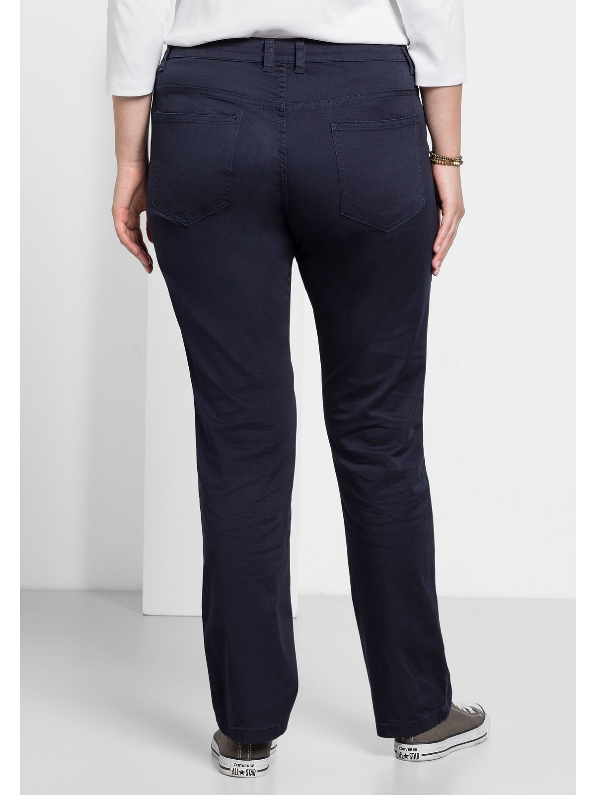 Sheego Stretch-Hose "Große Größen", elastische Twill-Qualität günstig online kaufen