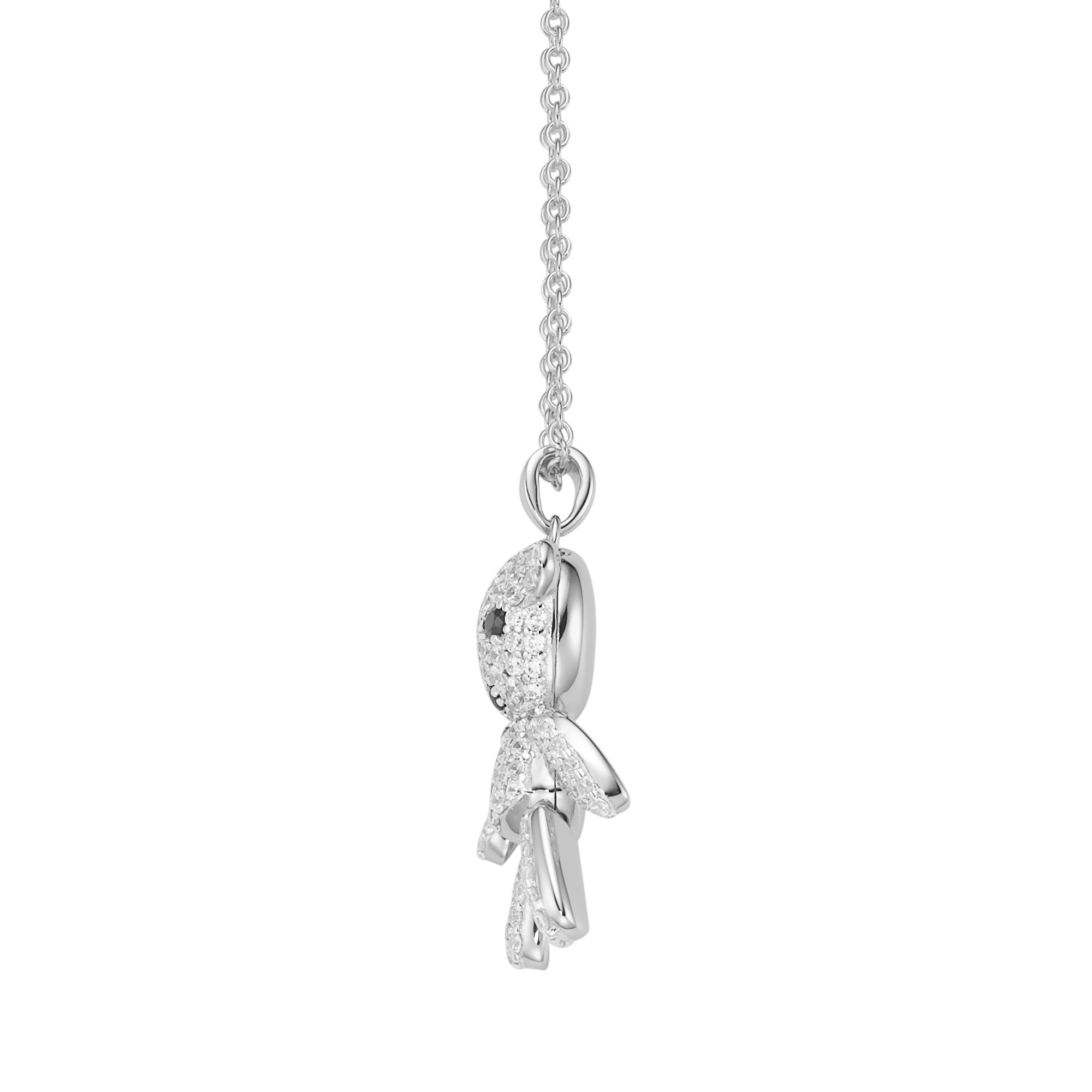 GIORGIO MARTELLO MILANO Kette mit Anhänger »Anhänger Bär mit Zirkonia, Silber 925«