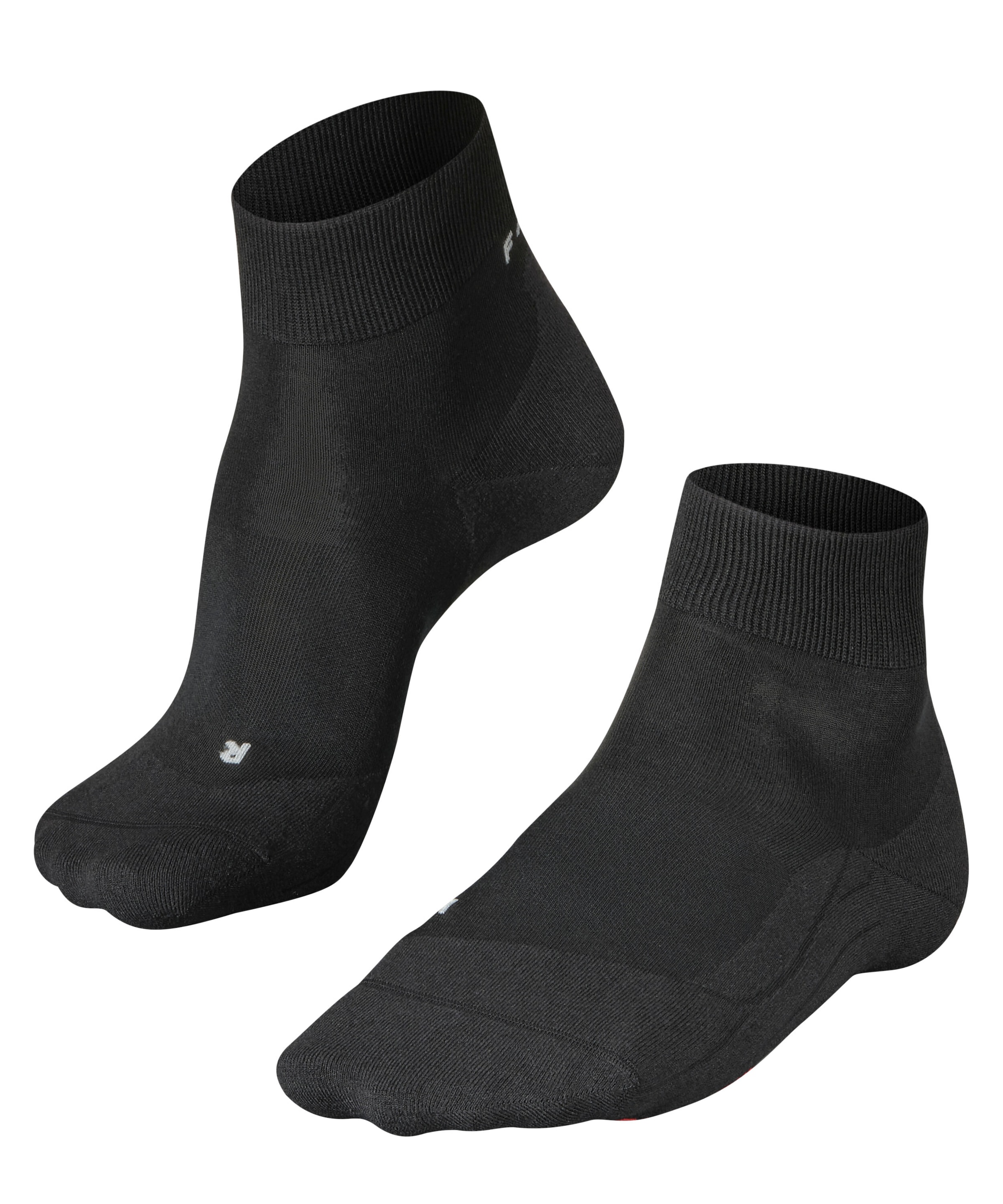FALKE Damen Laufsocken "RU4 Light Performance Short", Gr. 35, schwarz, Materialmix, Socken, leichte Laufsocke mit mittlerer Polsterung,