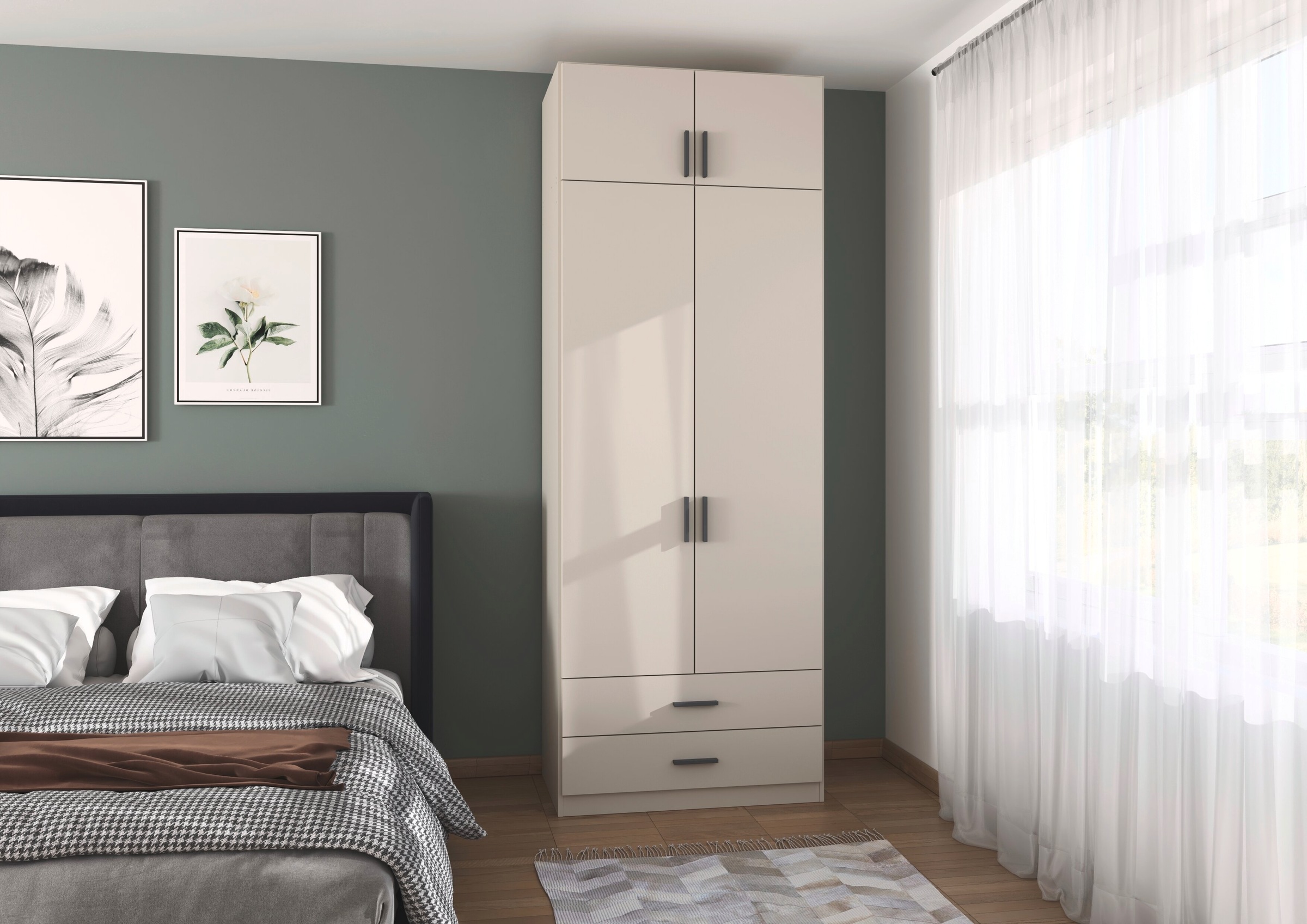 Thumbnail - rauch Kleiderschrank "Schrank Garderobe Wäscheschrank GAMMA in 4 Breiten 91-226 cm" 3 verschiedene Ausstattungen BASIC/C...