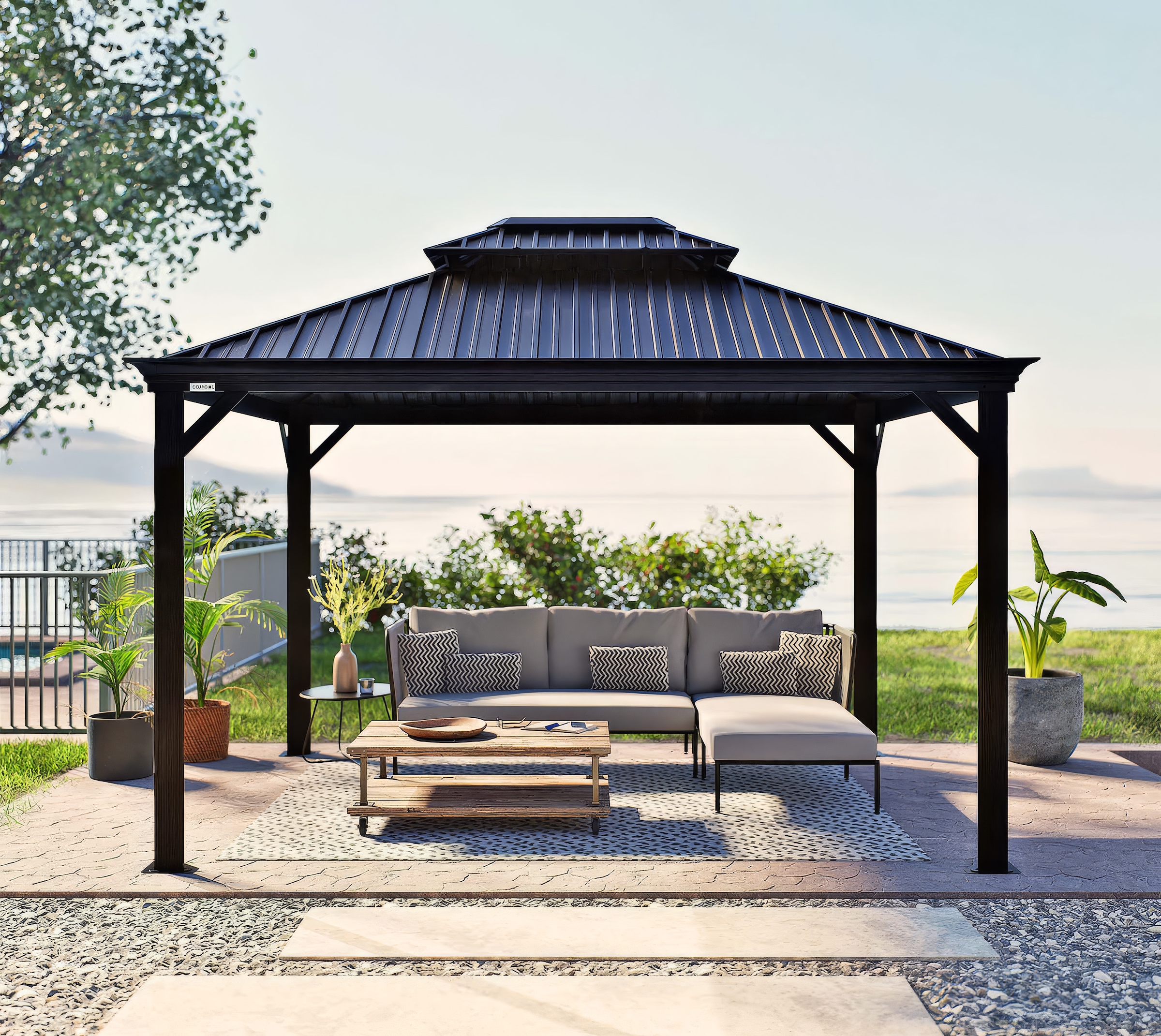 Sojag Pavillon »Messina 10x12« BxT: 298x363 cm
