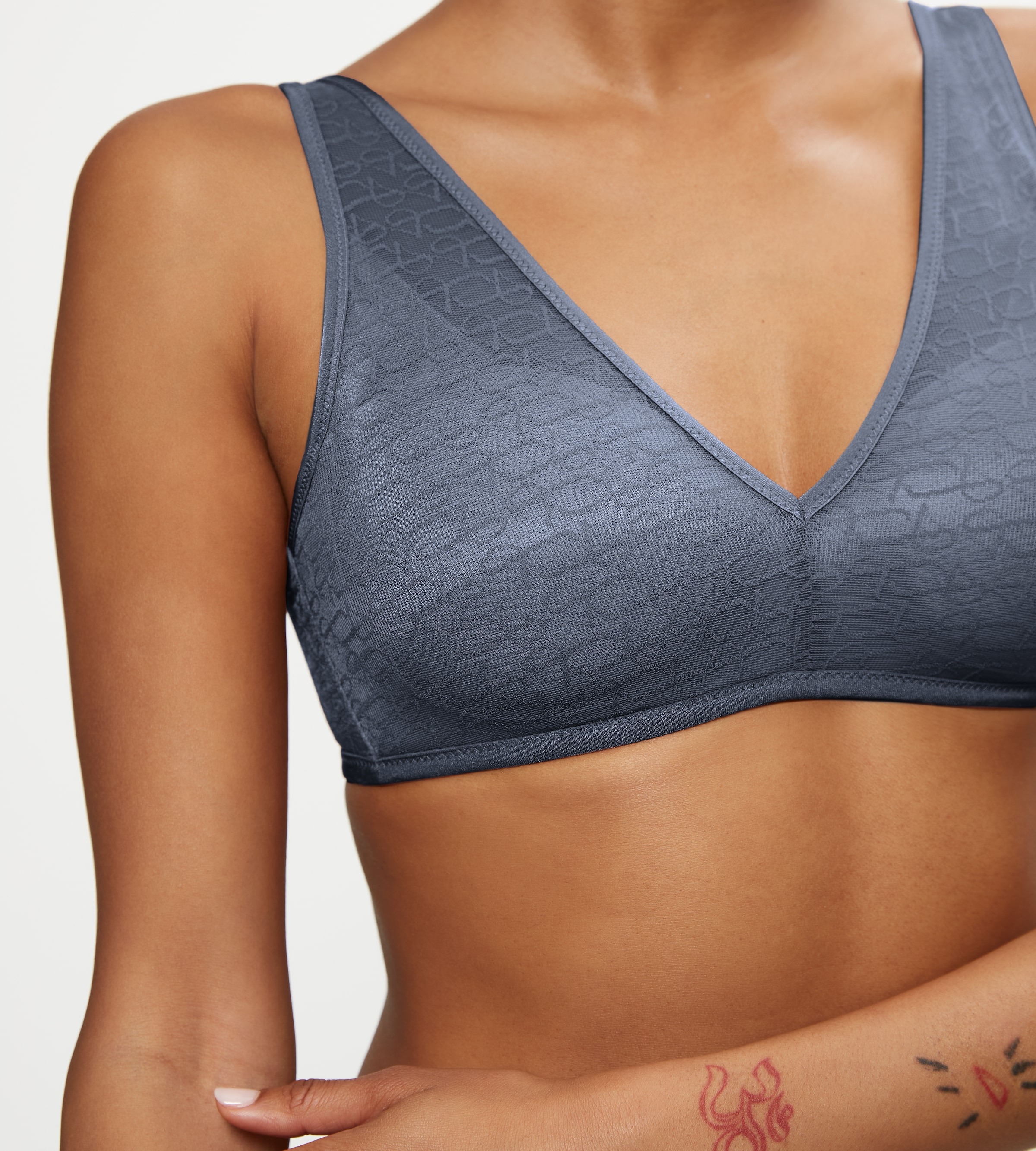 Triumph Bügelloser BH »Signature Sheer P EX«, Monogramm-Tüll