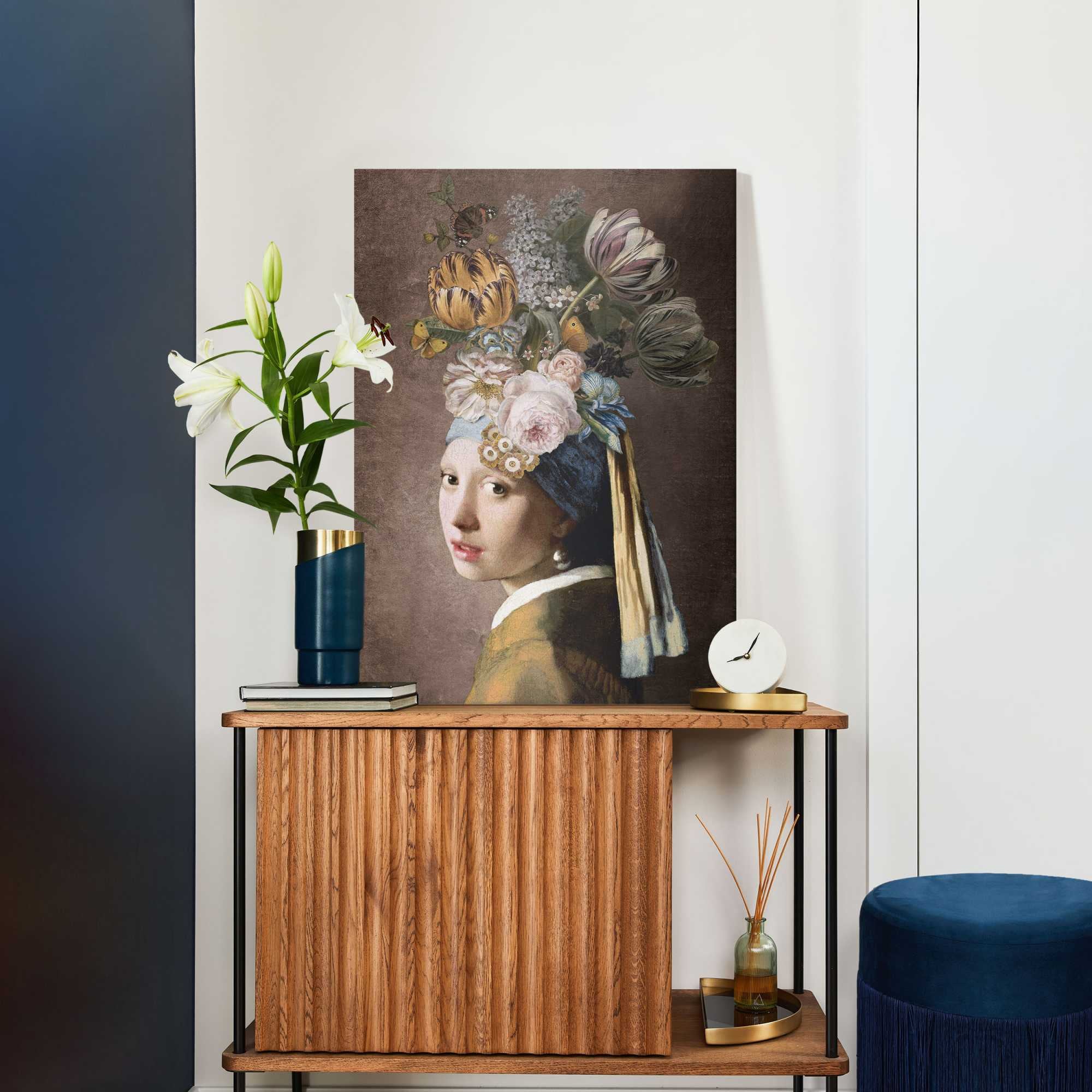 Reinders! Leinwandbild »Vermeer Blumenmädchen mit dem Perlenohrring«  bestellen | BAUR