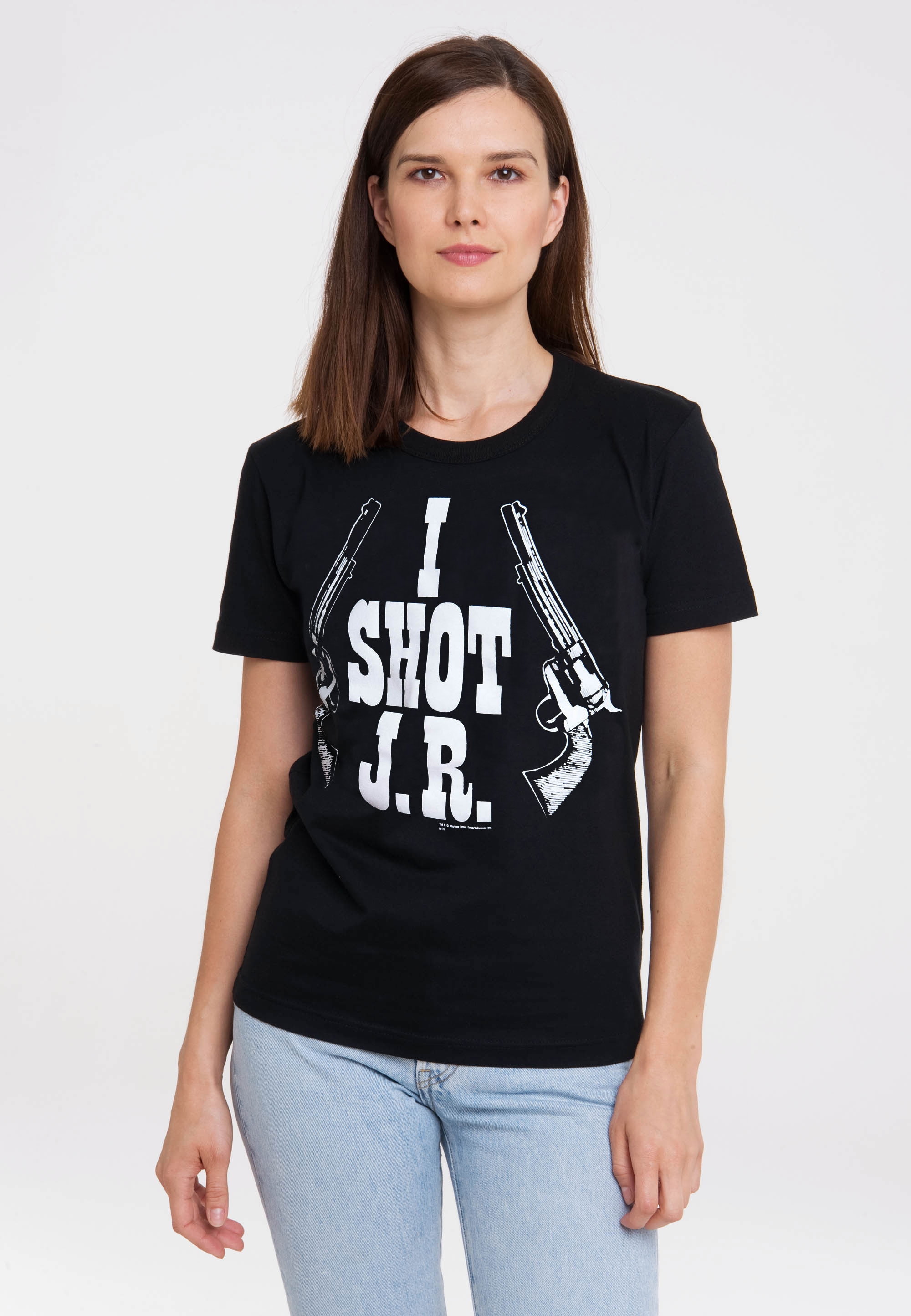 LOGOSHIRT T-Shirt »Dallas – I Shot J.R.«, mit coolem Print