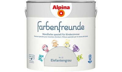 Alpina Kinderfarbe »Farbenfreunde Nr. 22 Elefantengrau«, matt, 2,5 Liter kaufen