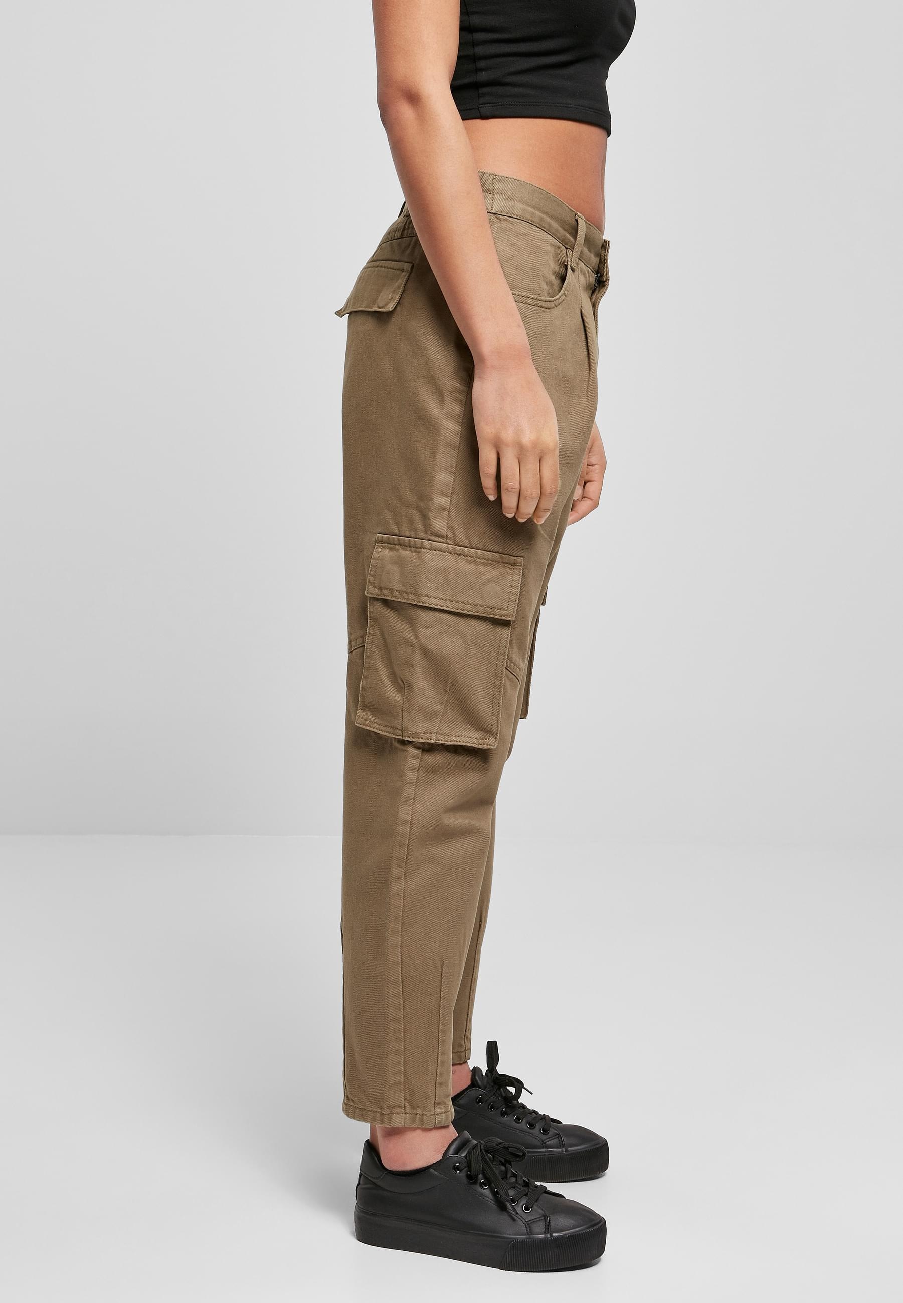 URBAN CLASSICS Cargohose »Urban Classics Damen Ladies Ballon Fit Cargo Twill Pants«, (1 tlg.)