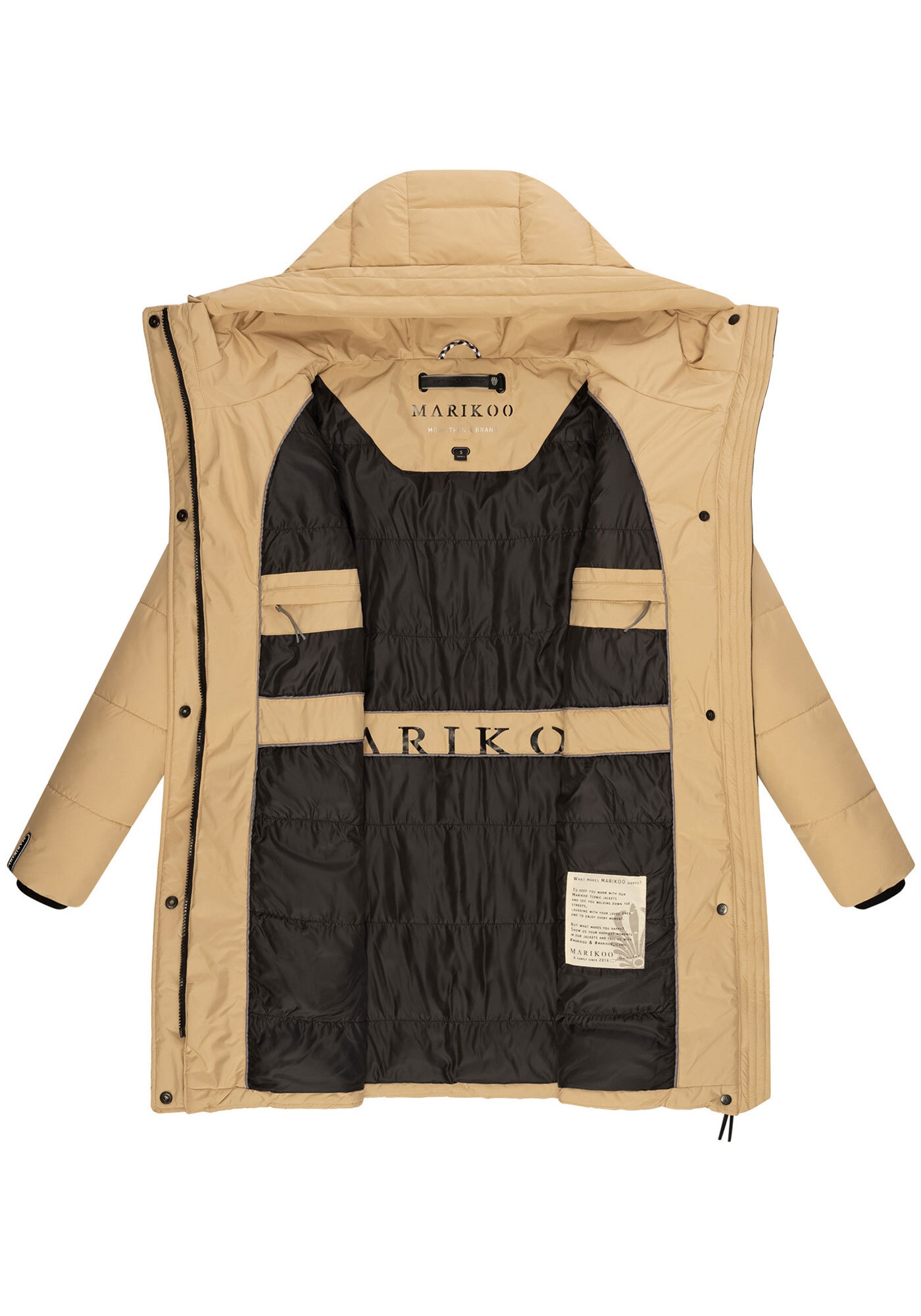 Marikoo Winterjacke »Karumikoo XVI«, mit großer Kapuze