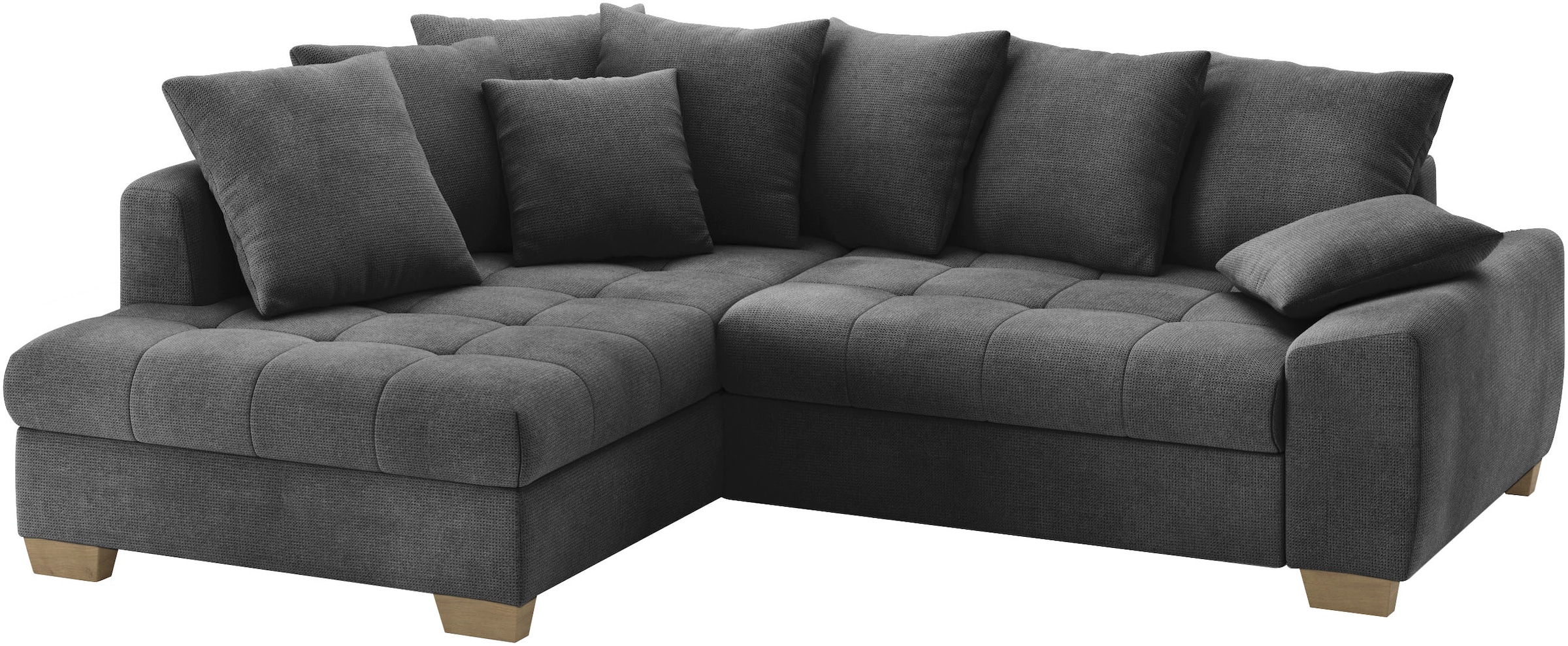 Mr. Couch Ecksofa "Nikita II, L-Form", Wahlweise mit Bettfunktion, Bettkast günstig online kaufen