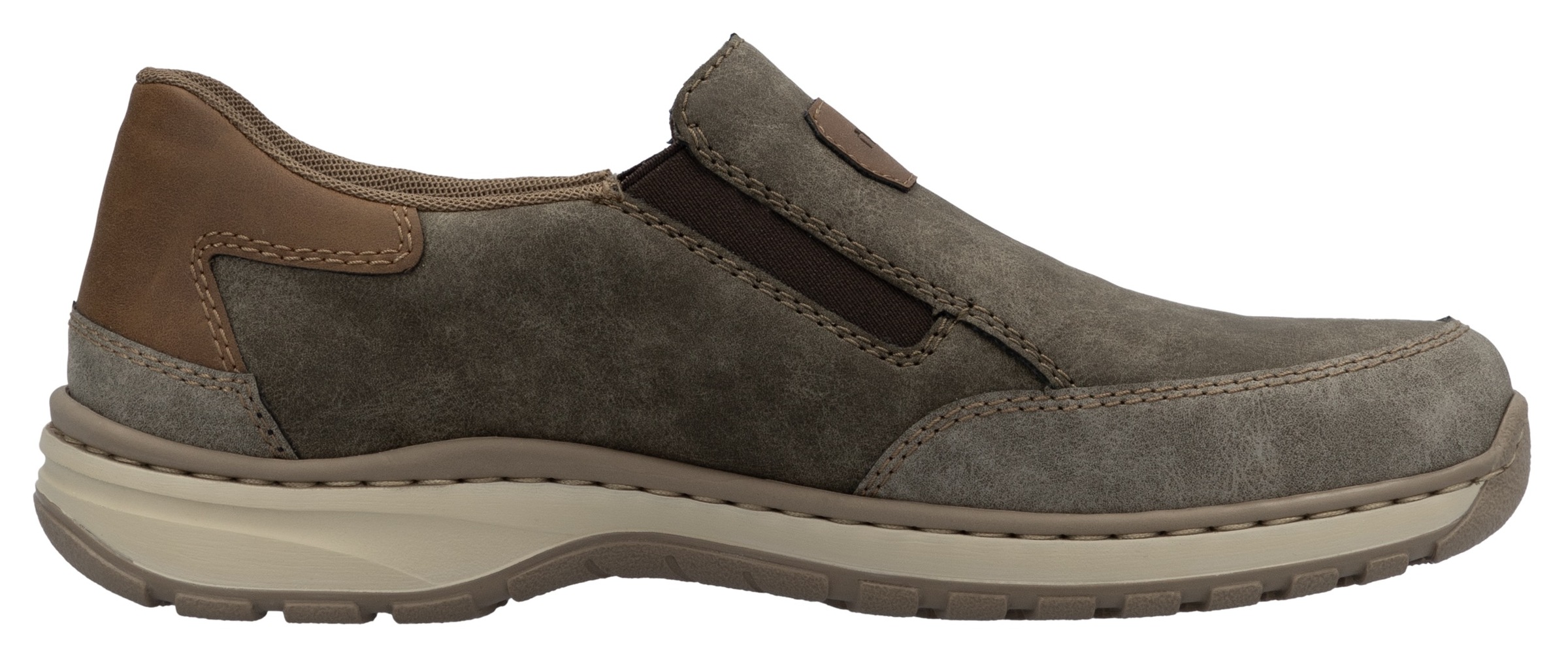 Rieker Slipper, Slip-on-Sneaker, Freizeitschuh, Halbschuh mit Gummizug