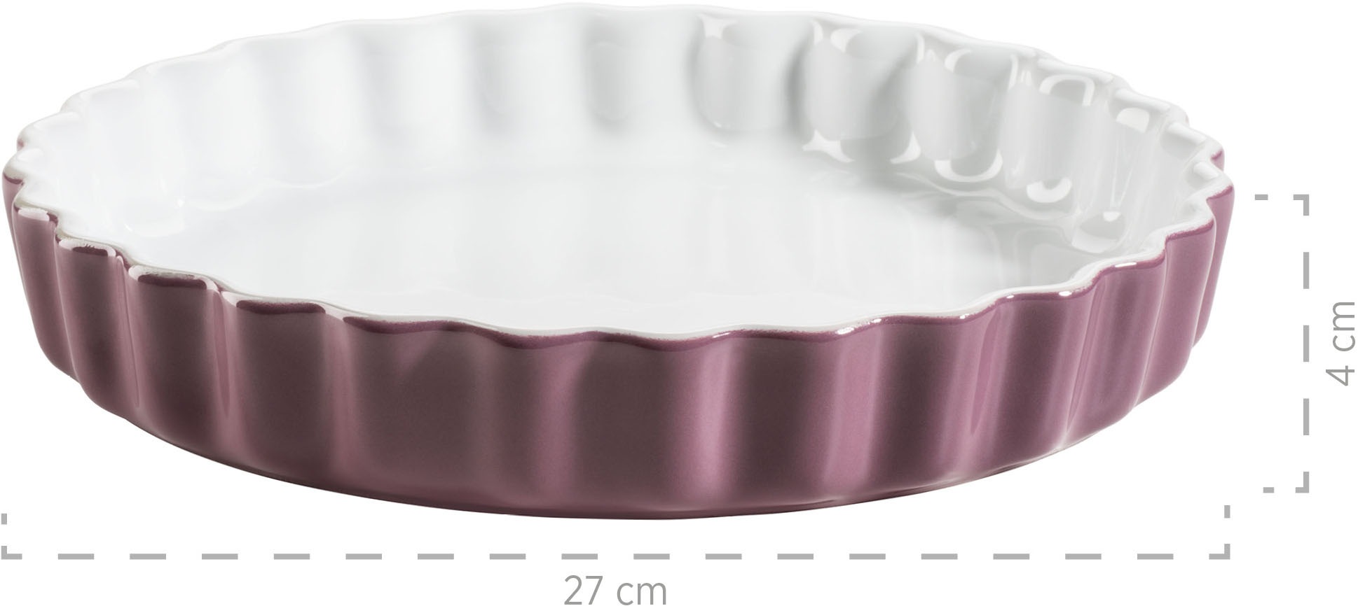 MÄSER Tarteform »Backform Kitchen Time, 27 cm, Keramik«
