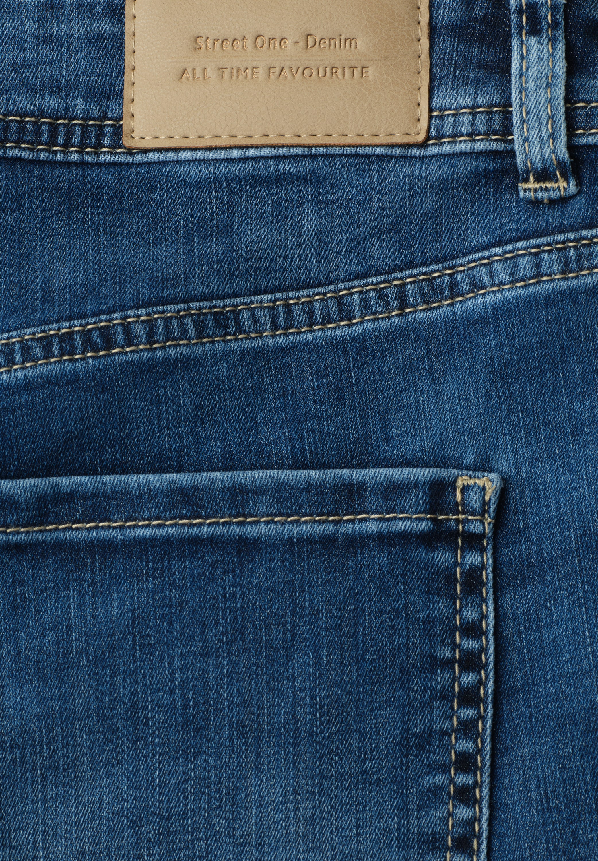 STREET ONE Slim-fit-Jeans Middle Waist