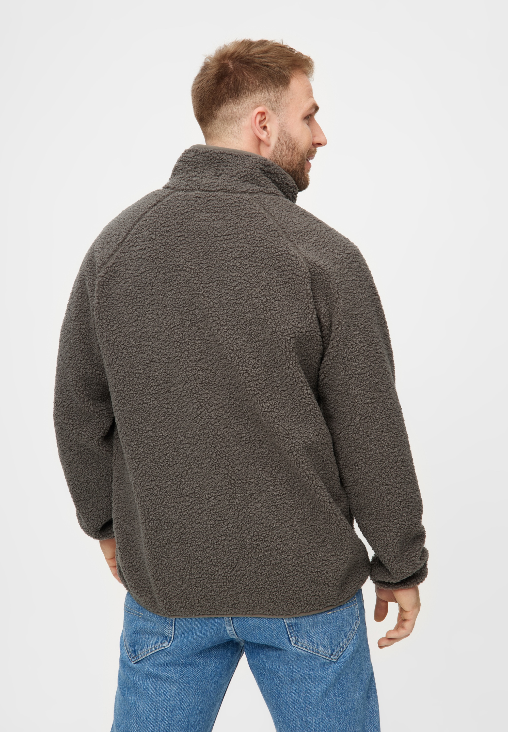 Derbe Fleecejacke »Kuschelby«, Recyceltes Fleece, Jersey innen, Taschen mit Reißverschluss