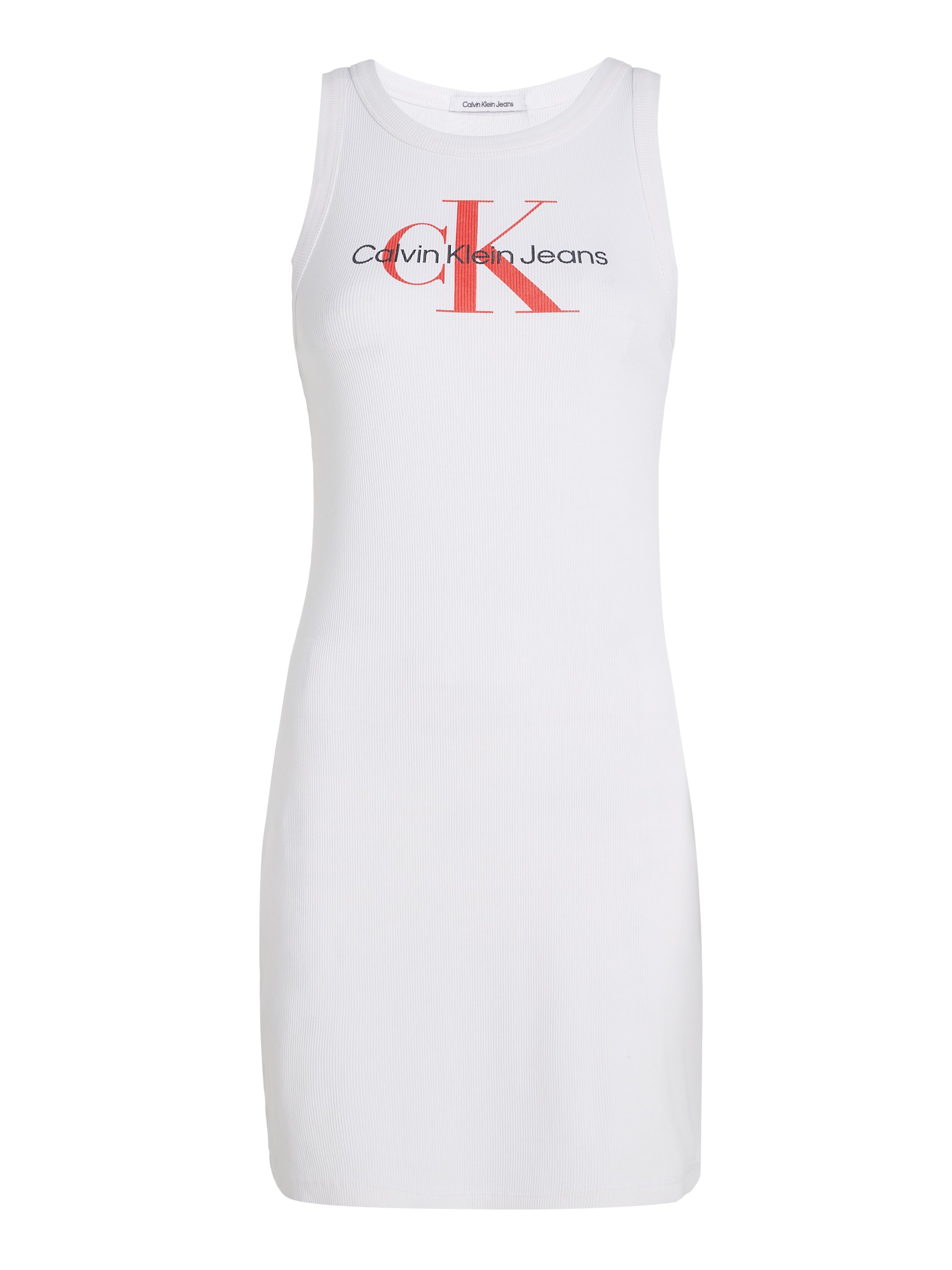 Calvin Klein Jeans Blusenkleid »ARCHIVAL MONOLOGO RIB TANK DRESS«, mit Logoschriftzug