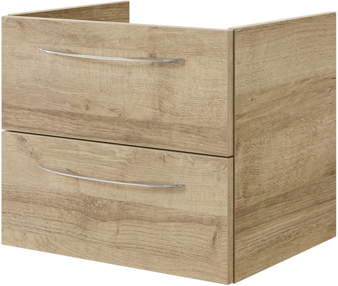 Saphir Badmöbel-Set »Serie 4035 2-teilig, Keramikwaschtisch mit LED-Spiegelschrank«, (Set), 60 cm breit, inkl. Türdämpfer, 2 Schubladen, 2 Türen, 2 Einlegeböden