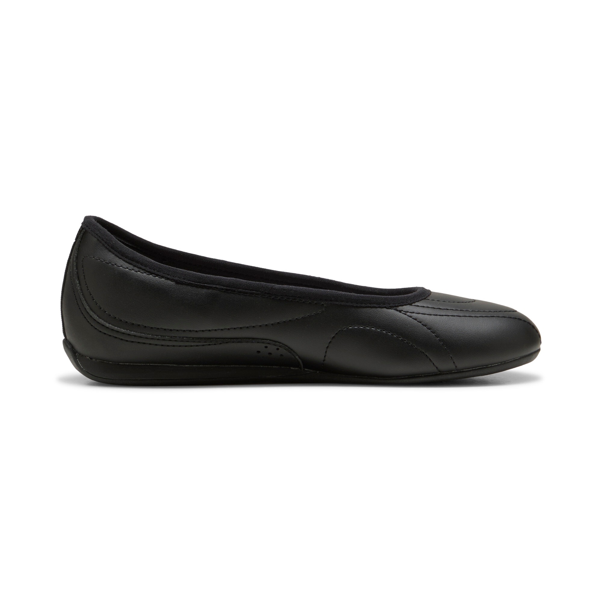 Sneaker PUMA "CATCH SOLEIL BALLERINA", Herren, Gr. 41, puma schwarz, jasmine flower, Synthetik, Schuhe Sneaker, mit Schnürung, leicht profilierte Gummi-Laufsohle, aus Synthetik 5
