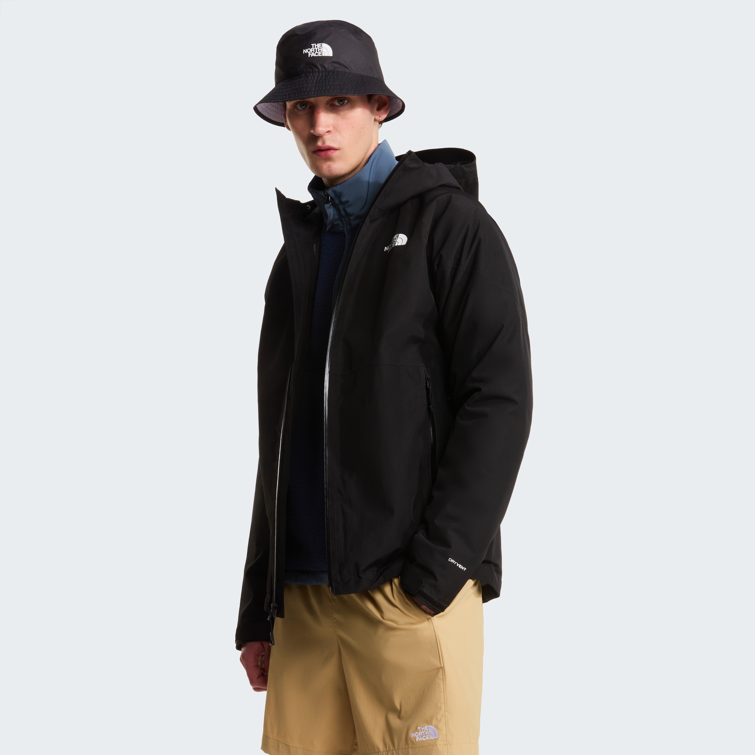 The North Face Funktionsjacke »M LIGHTNING ZIP-IN JACKET« mit Kapuze mit verstellbarer Kapuze, aus Polyester