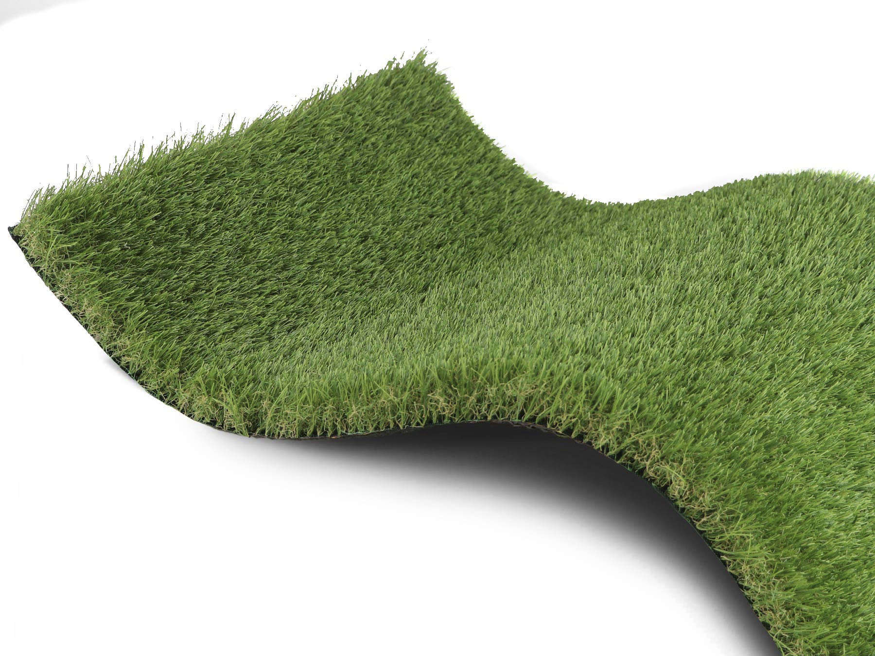 Primaflor-Ideen in Textil Kunstrasen "JAZZ, Gesamthöhe 40 mm, Made in Netherlands" rechteckig Rasenteppich, natürliche Optik, Drainagefunktion, Outdoor