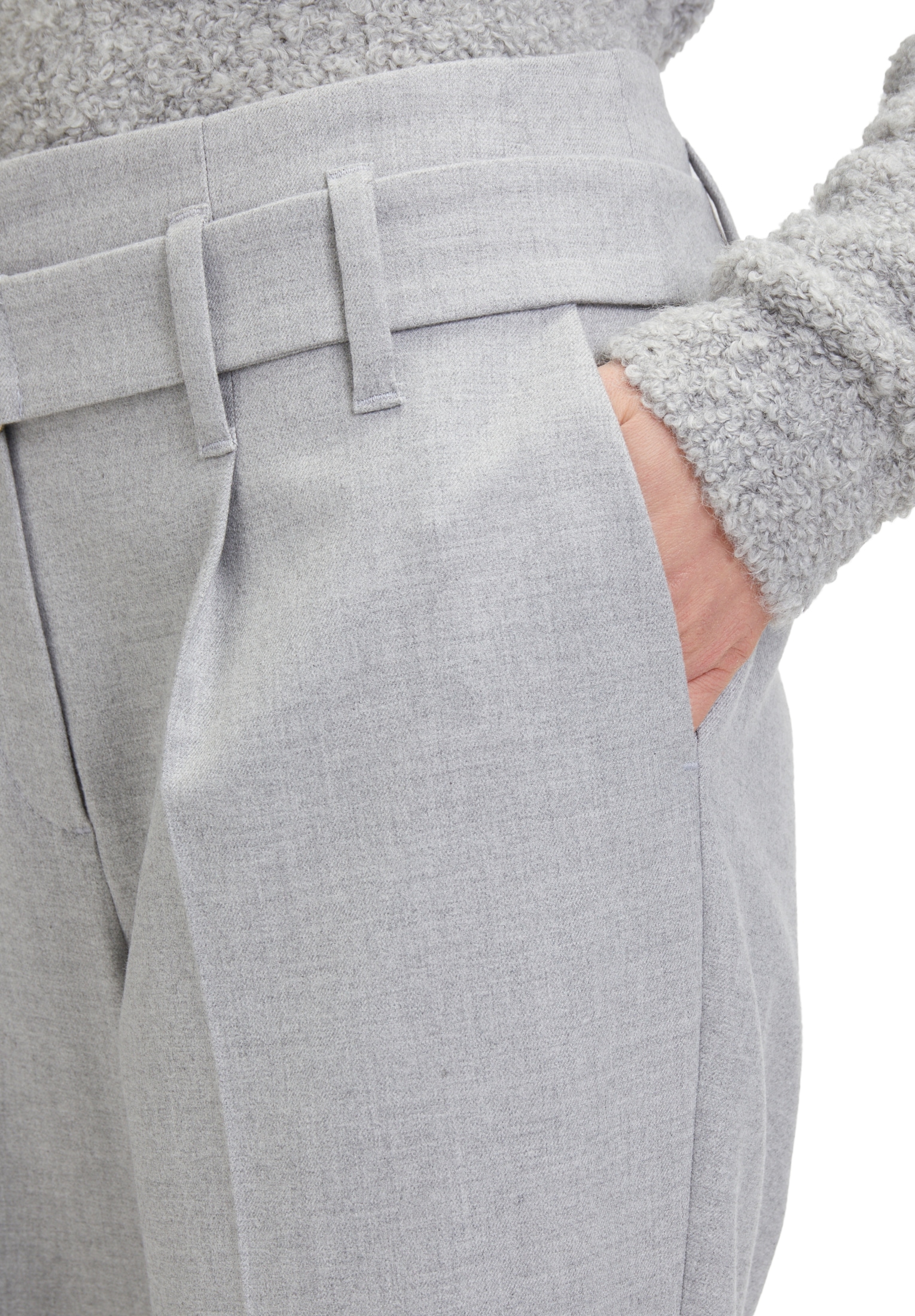 Betty&Co Stoffhose »Betty & Co Damen Stoffhose mit Gürtel«, Mit Gürtel