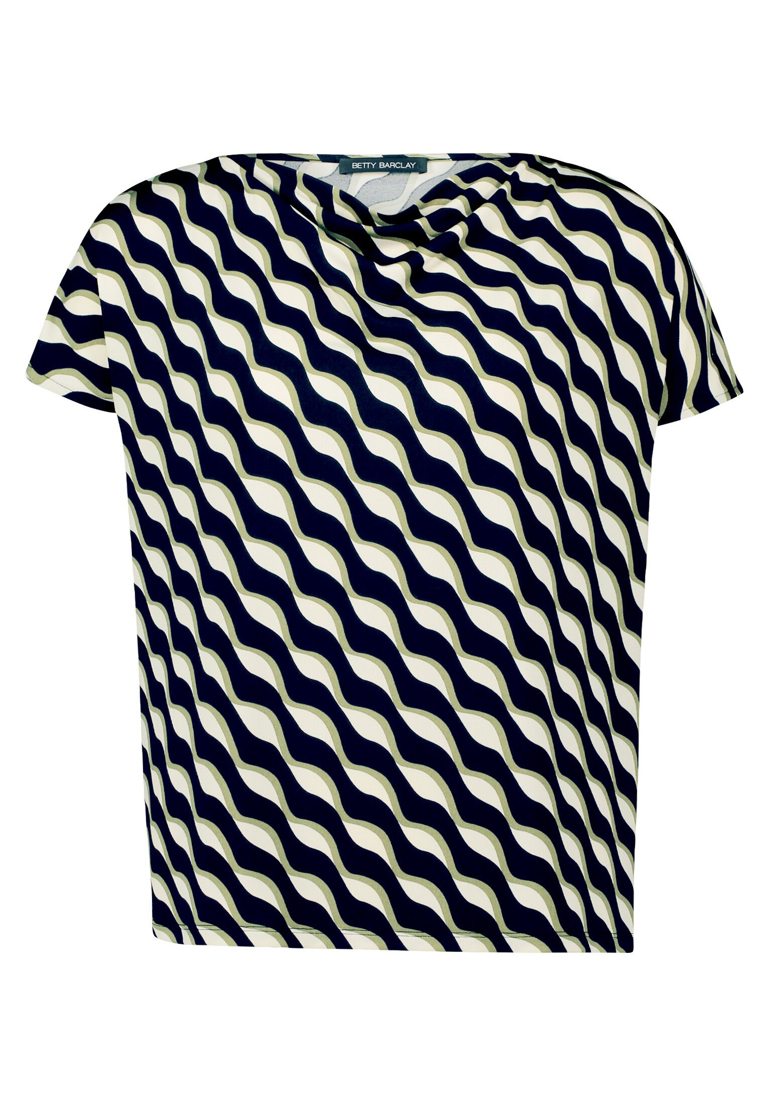 Betty Barclay Kurzarmshirt »Damen mit Wasserfallausschnitt« 1 Stk.