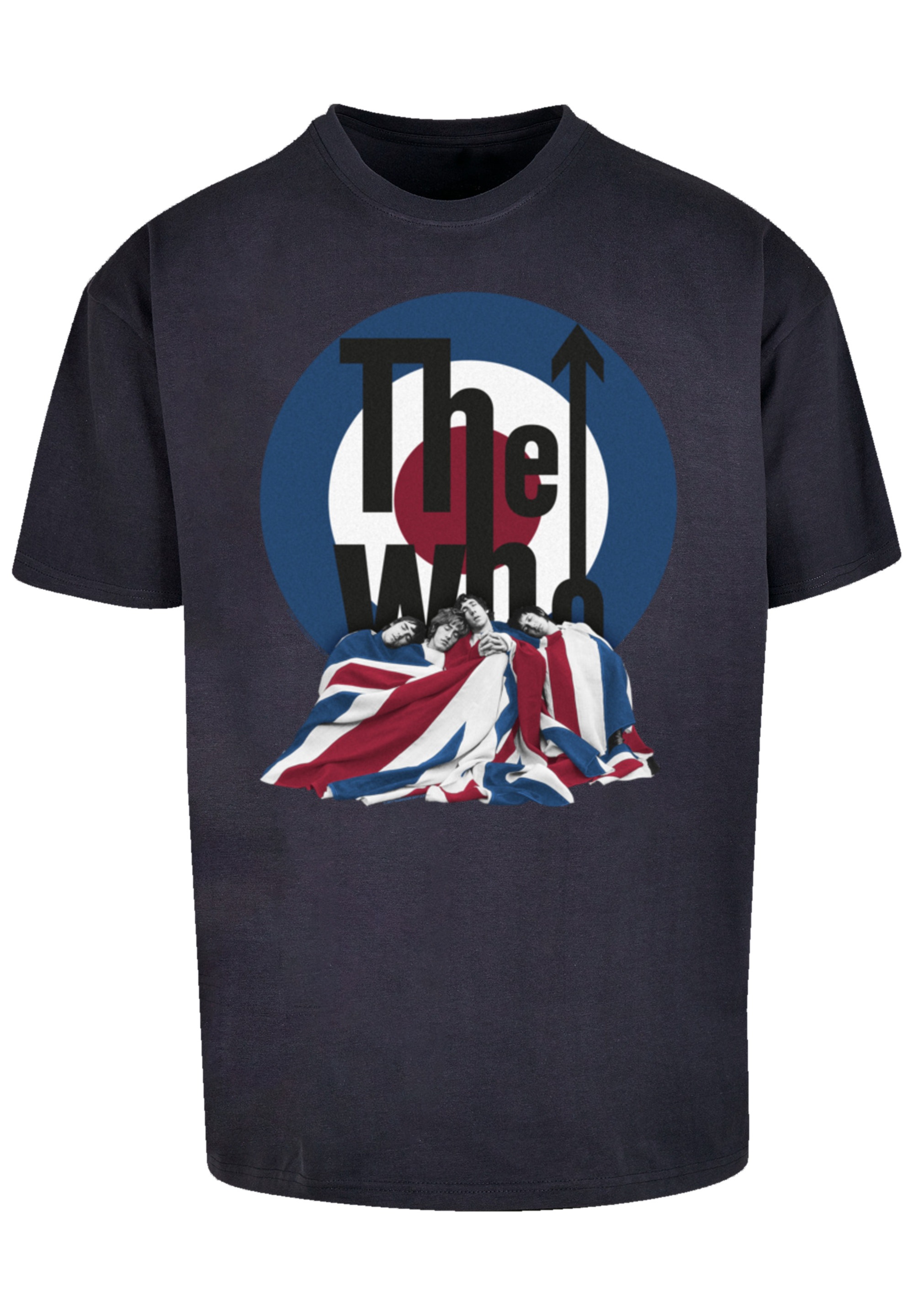F4NT4STIC T-Shirt »The Who Flag Blanket«, Premium Qualität
