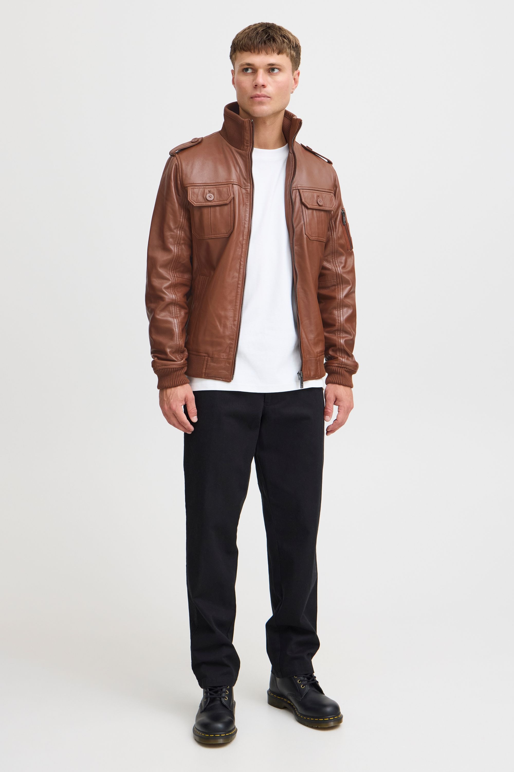 Solid Lederjacke "Lederjacke SDFamash" günstig online kaufen