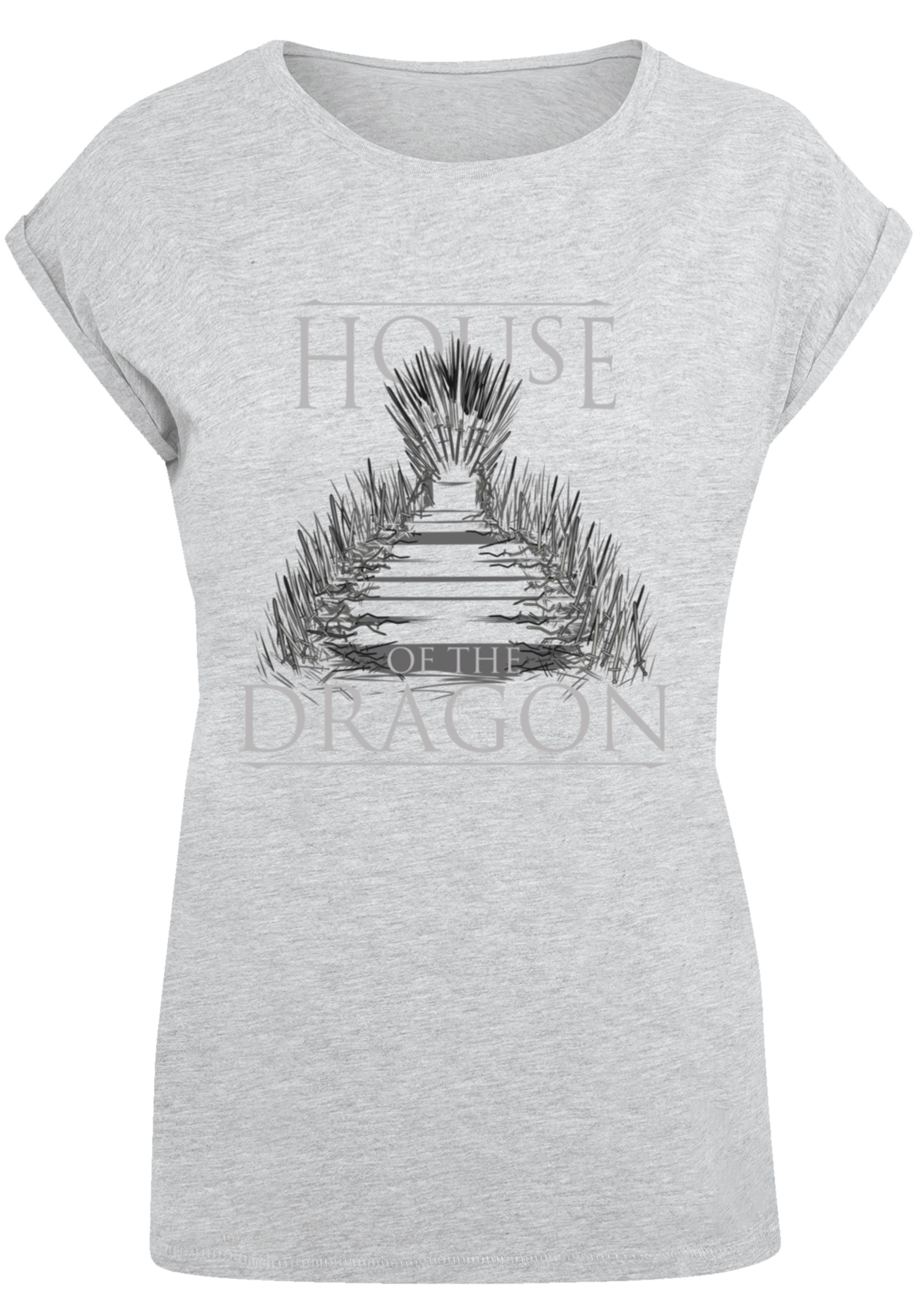 F4NT4STIC T-Shirt »House Of The Dragon Throne«, Premium Qualität
