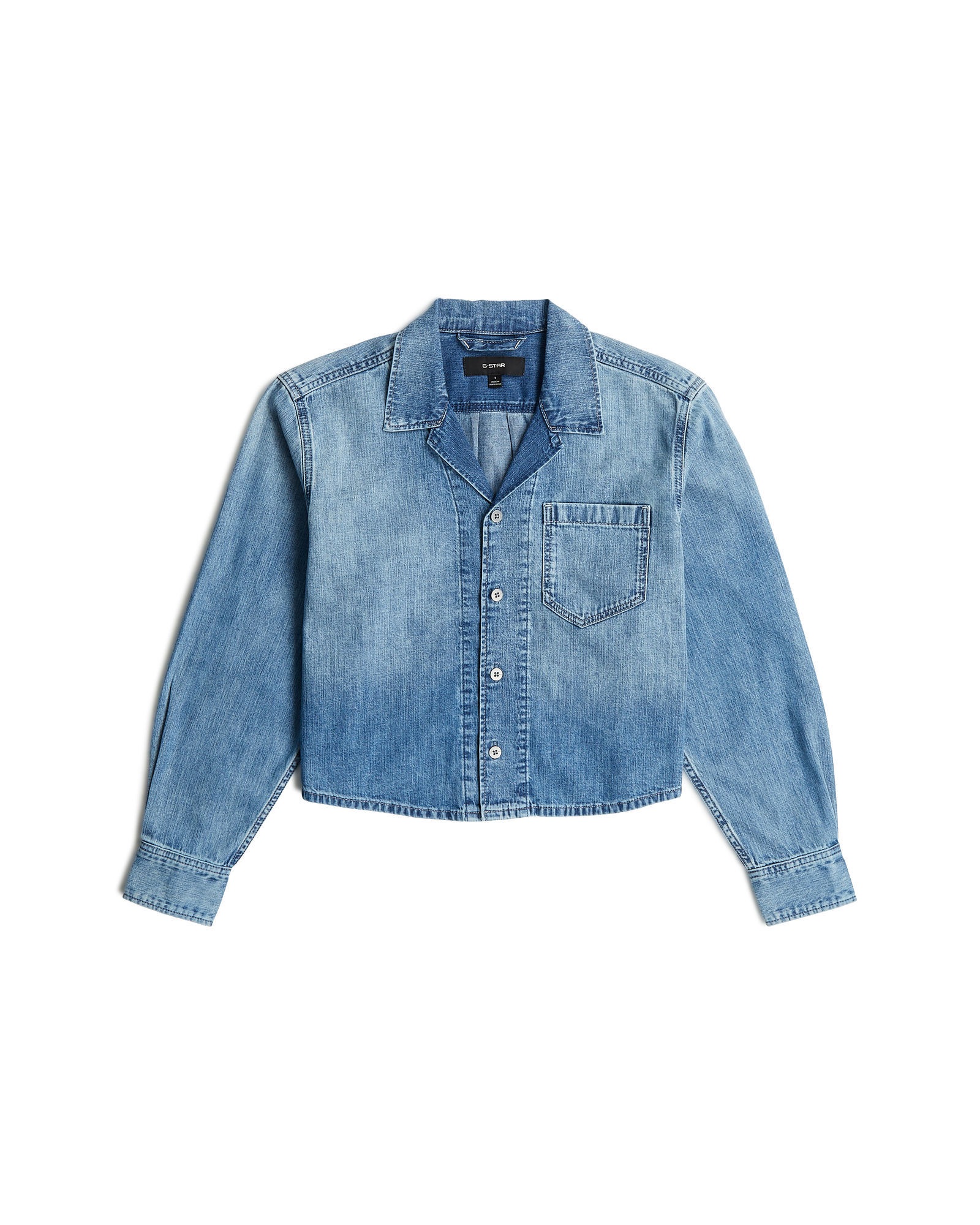 G-star Chemise à Manches Longues Resort Boxy Relaxed Fit Faded Blue Kyanite S Femme 2
