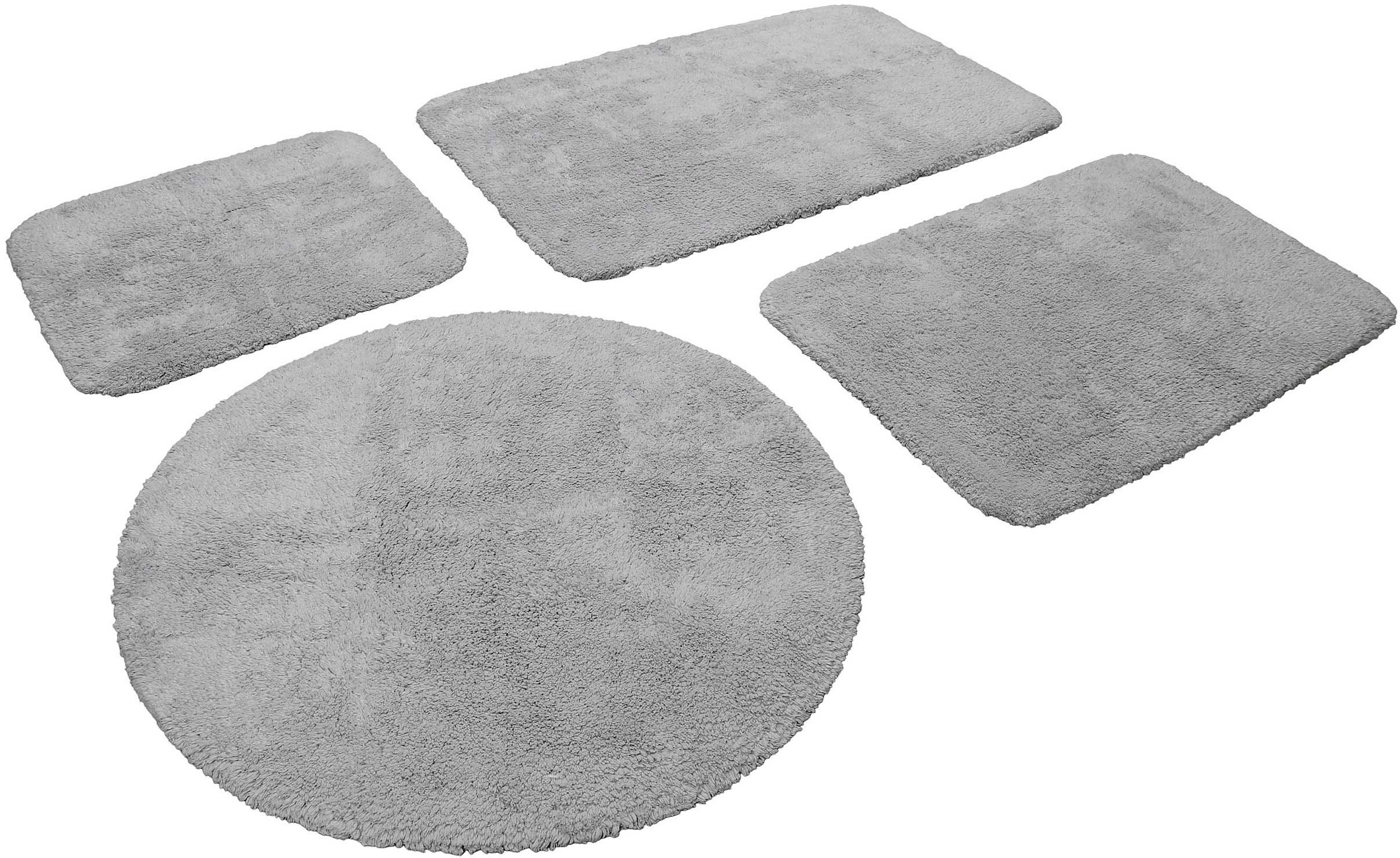 Wecon home Basics Badematte »Ole WB-2721«, fußbodenheizungsgeeignet, 100% Baumwollflor, waschbar, einfarbig, Badezimmerteppich
